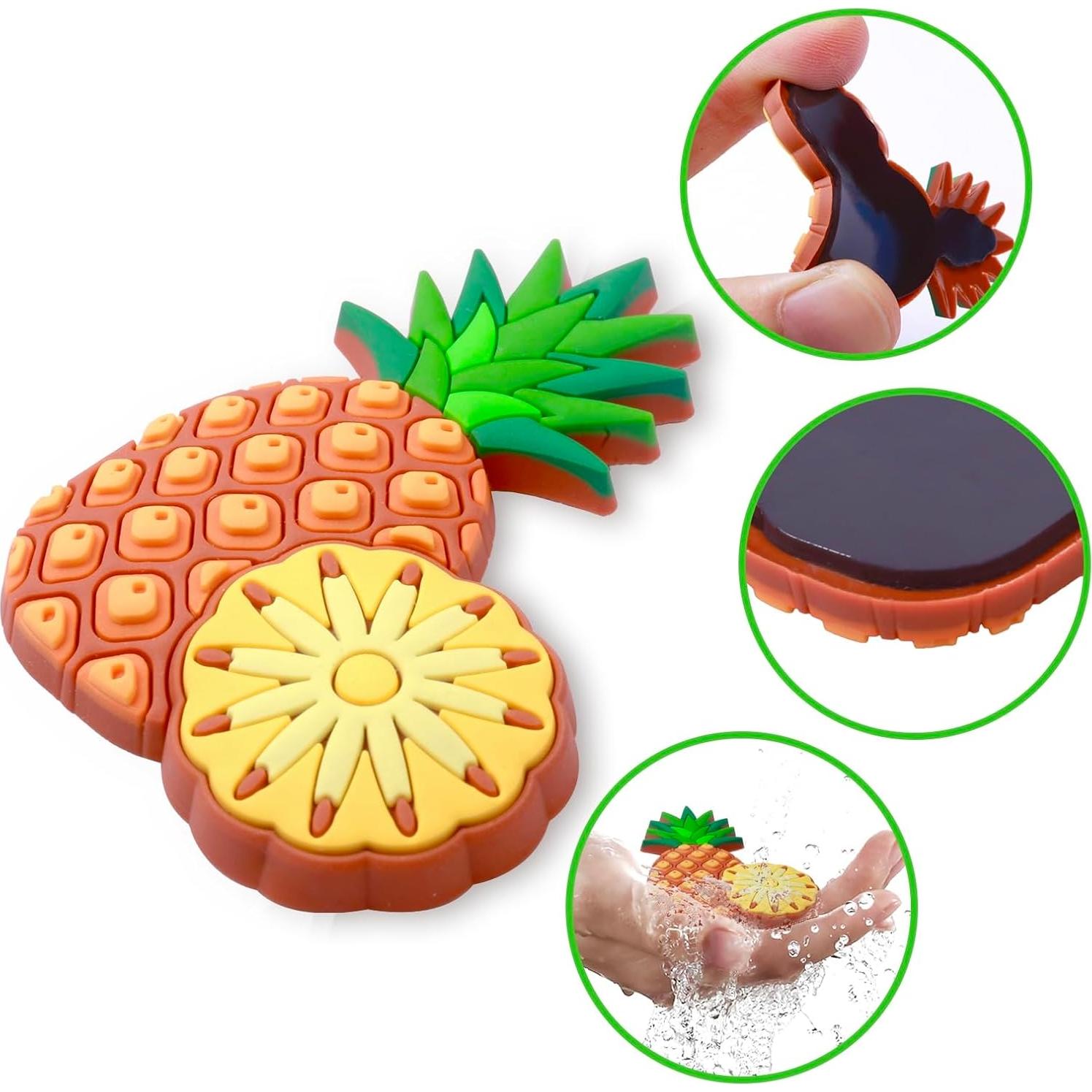 Imanes de Nevera para Niños SUPINEEDO - 10 Pcs Frutas