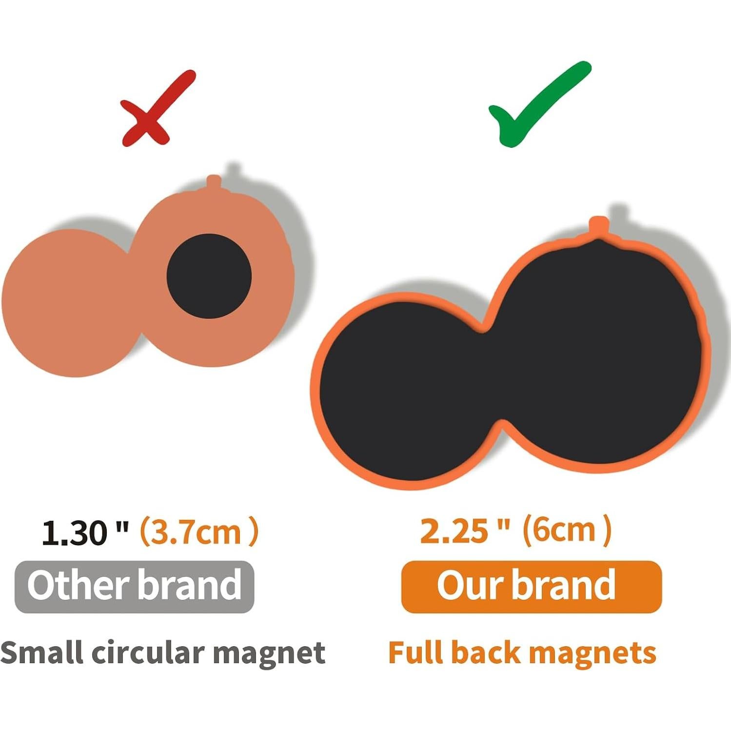 Imanes de Nevera para Niños SUPINEEDO - 10 Pcs Frutas