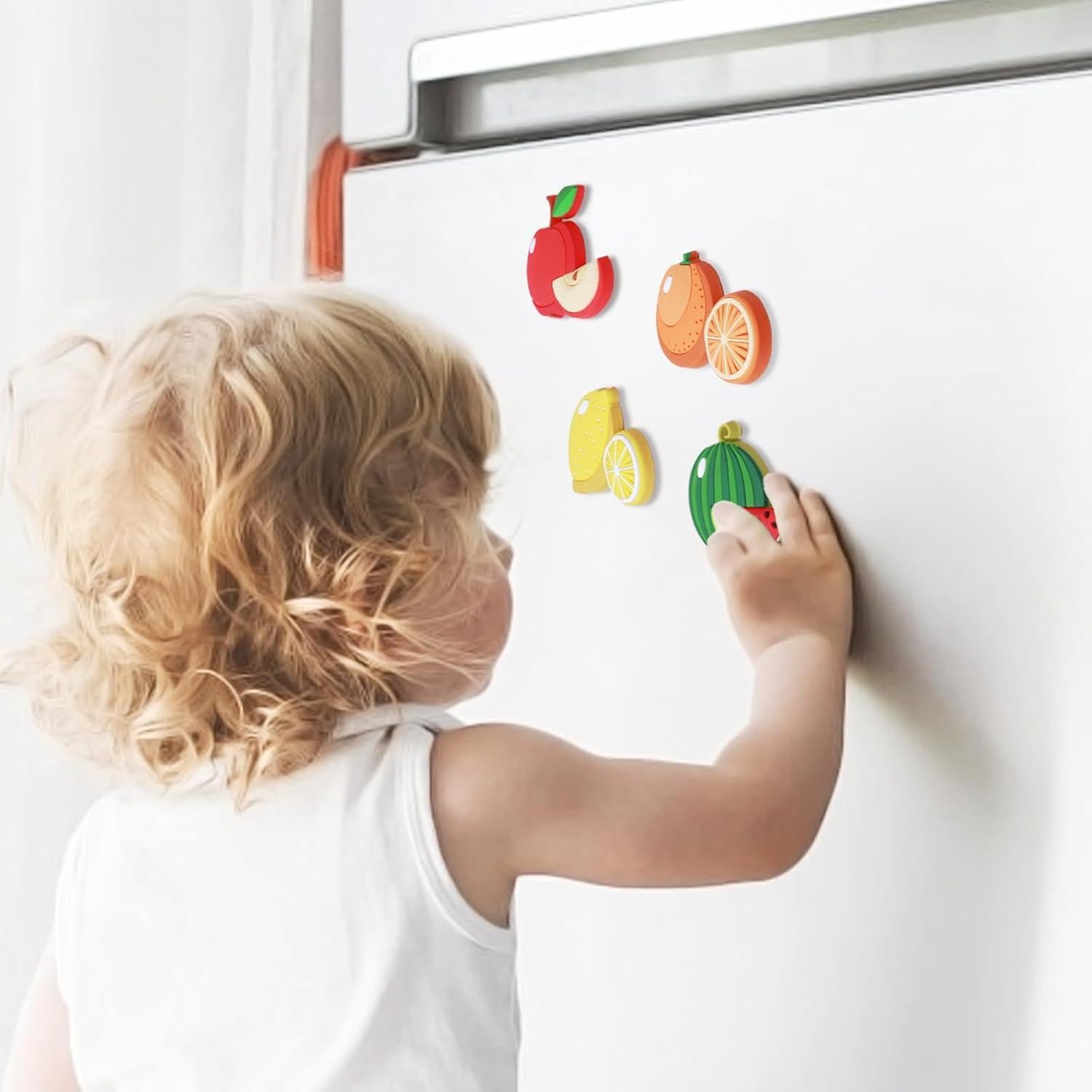 Imanes de Nevera para Niños SUPINEEDO - 10 Pcs Frutas