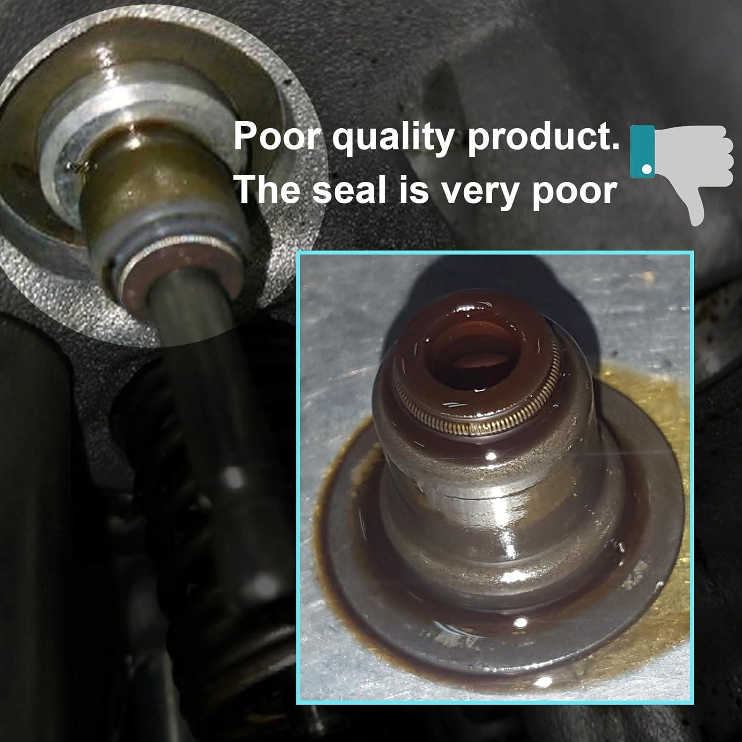 Juego de Sellos de Vástago de Válvula PAWODIKE para BMW