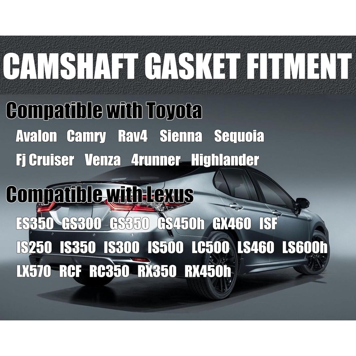 Junta de árbol de levas Swzld para Toyota y Lexus - 8 piezas