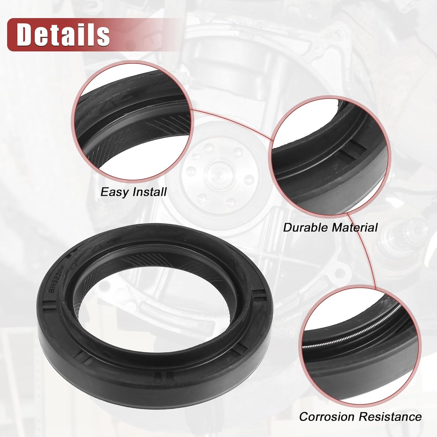 Sello de Aceite del Cigüeñal uxcell para Toyota y Lexus - 2 Pcs