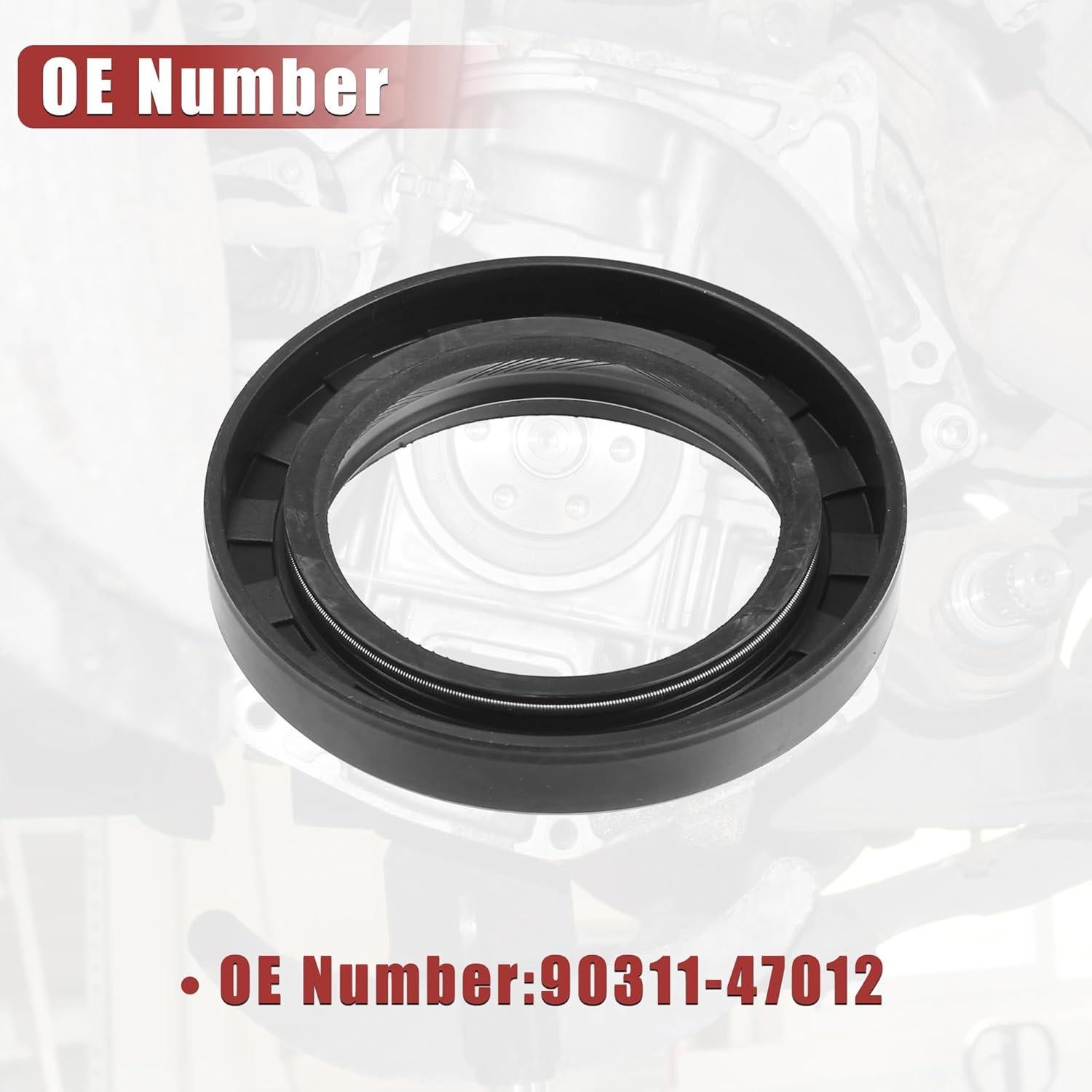 Sello de Aceite del Cigüeñal uxcell para Toyota y Lexus - 2 Pcs