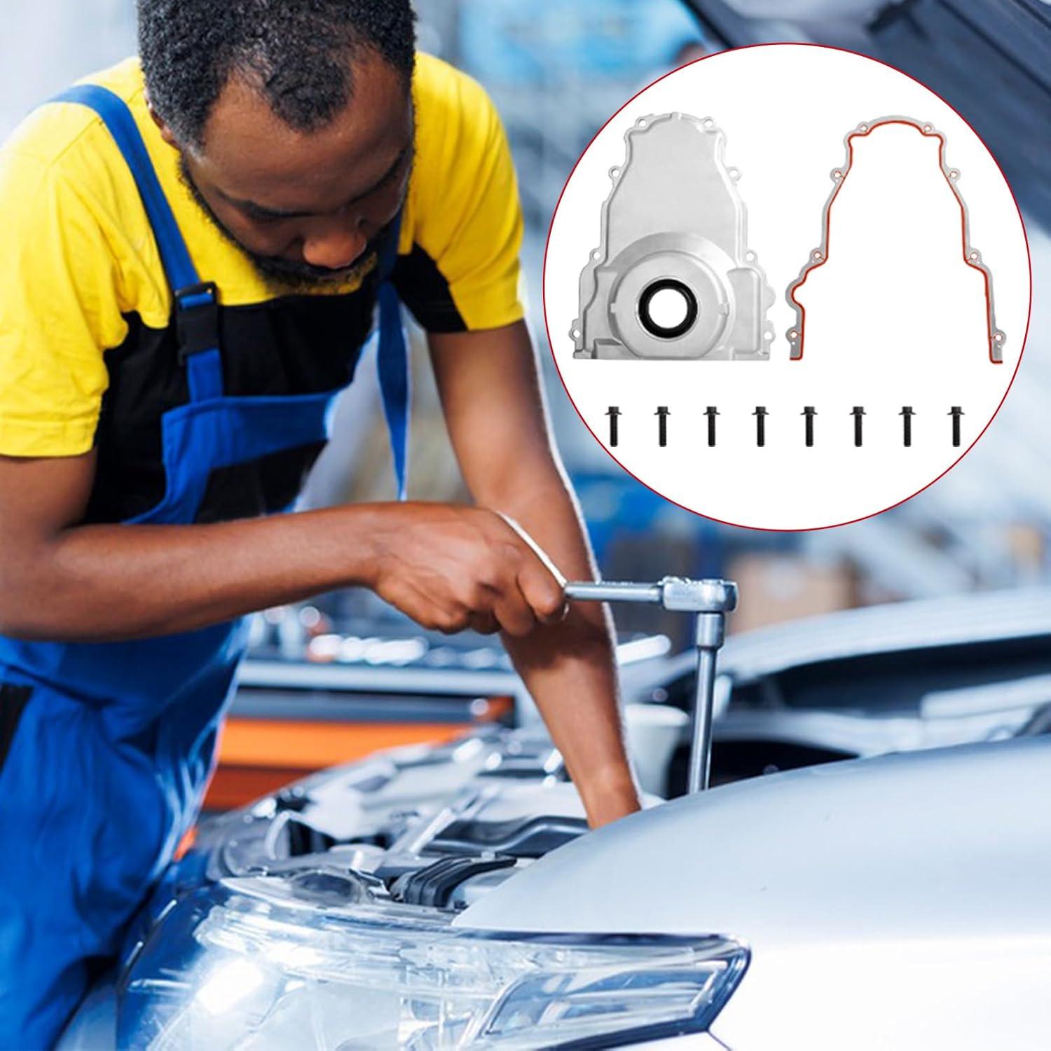 Cubierta del Tiempo Frontal WULAZMU Gen 3 LS1 LS6 4.8L-6.0L