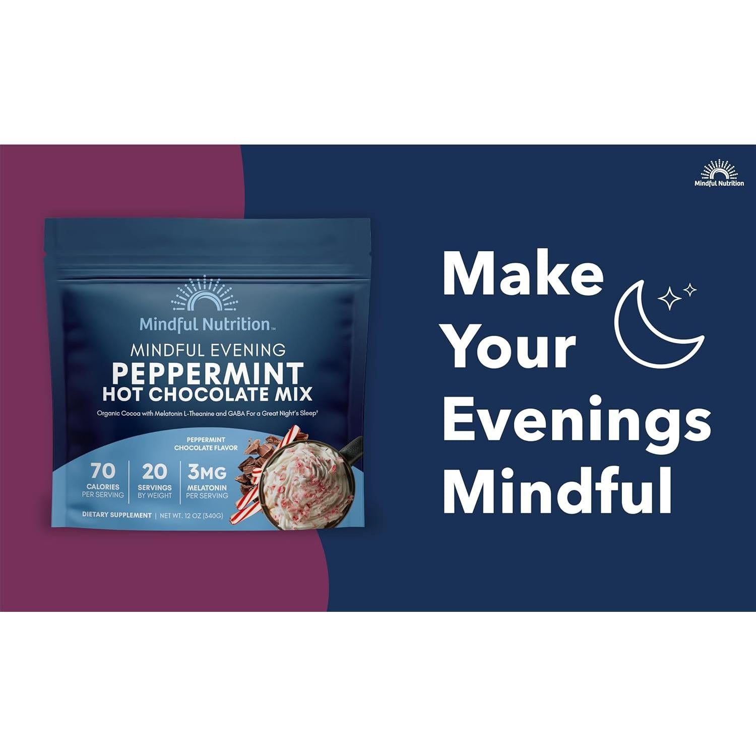 Cacao Nocturno de Menta Nutrición Consciente 340g - Sueño Calmado