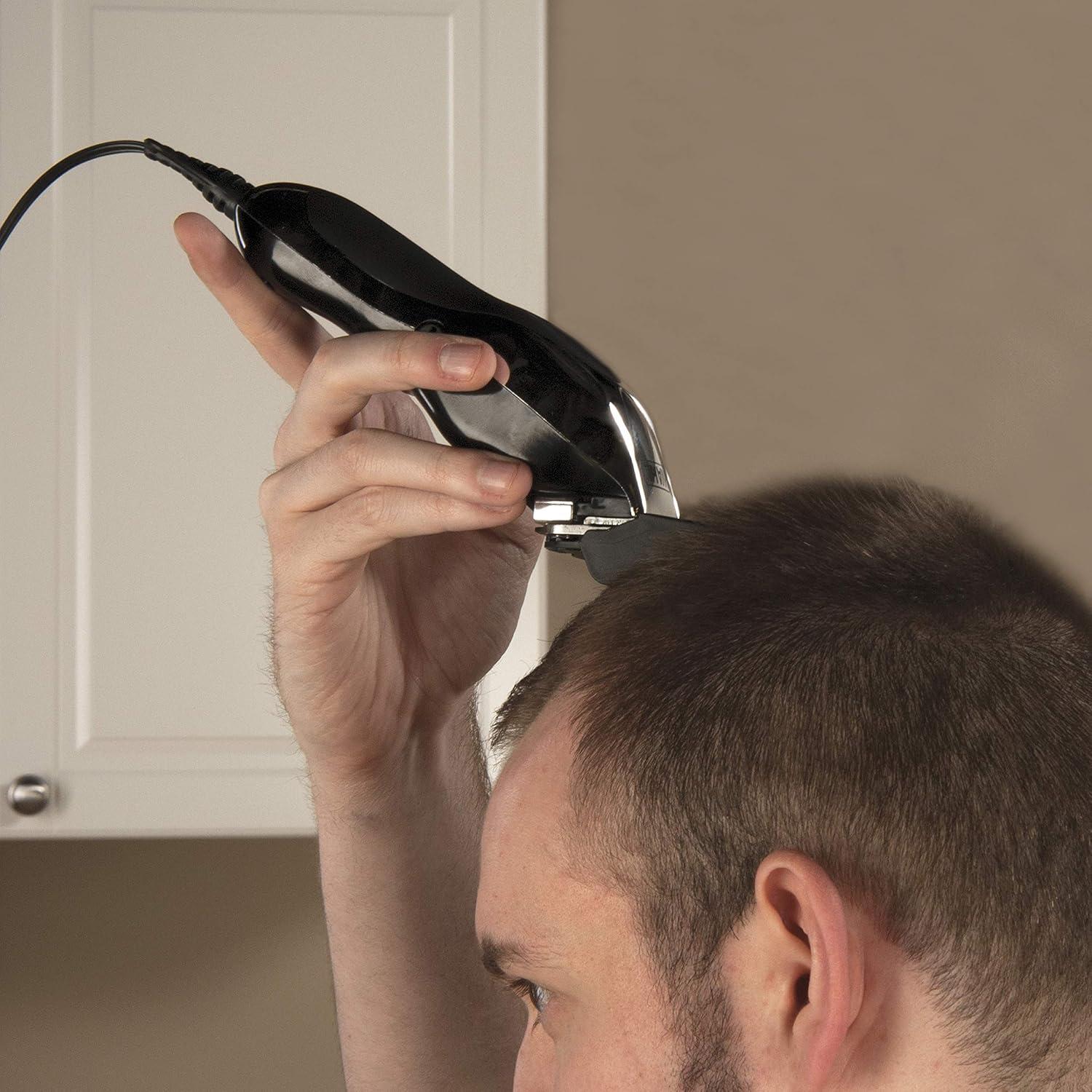 Cortadora de Cabello Wahl Deluxe Chrome Pro 25 Piezas