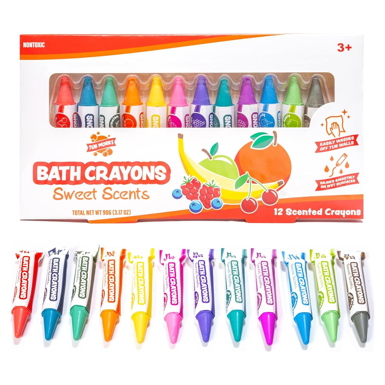 Crayones de Baño Tub Works 12 Piezas Aromatizados