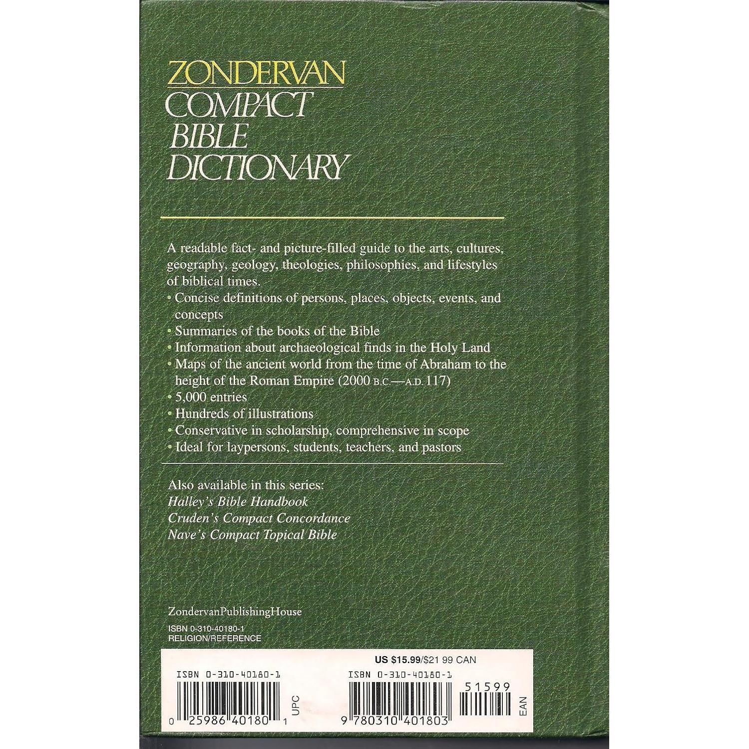 Zondervan: Compact Bible Dictionary