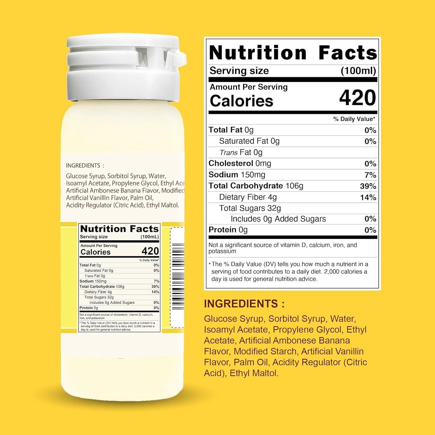 Pasta Saborizante Mariposa Plátano 25 ml Jans