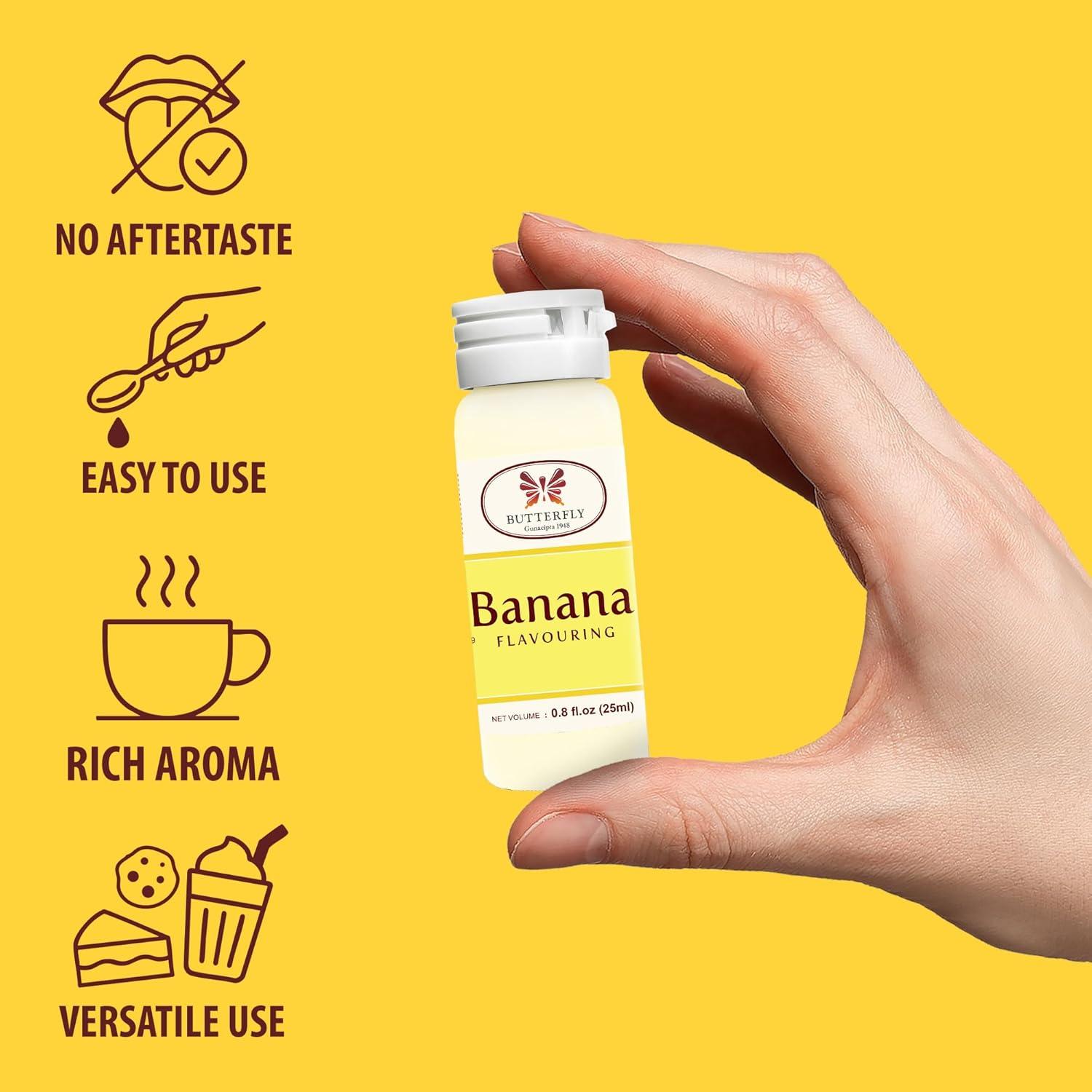 Pasta Saborizante Mariposa Plátano 25 ml Jans