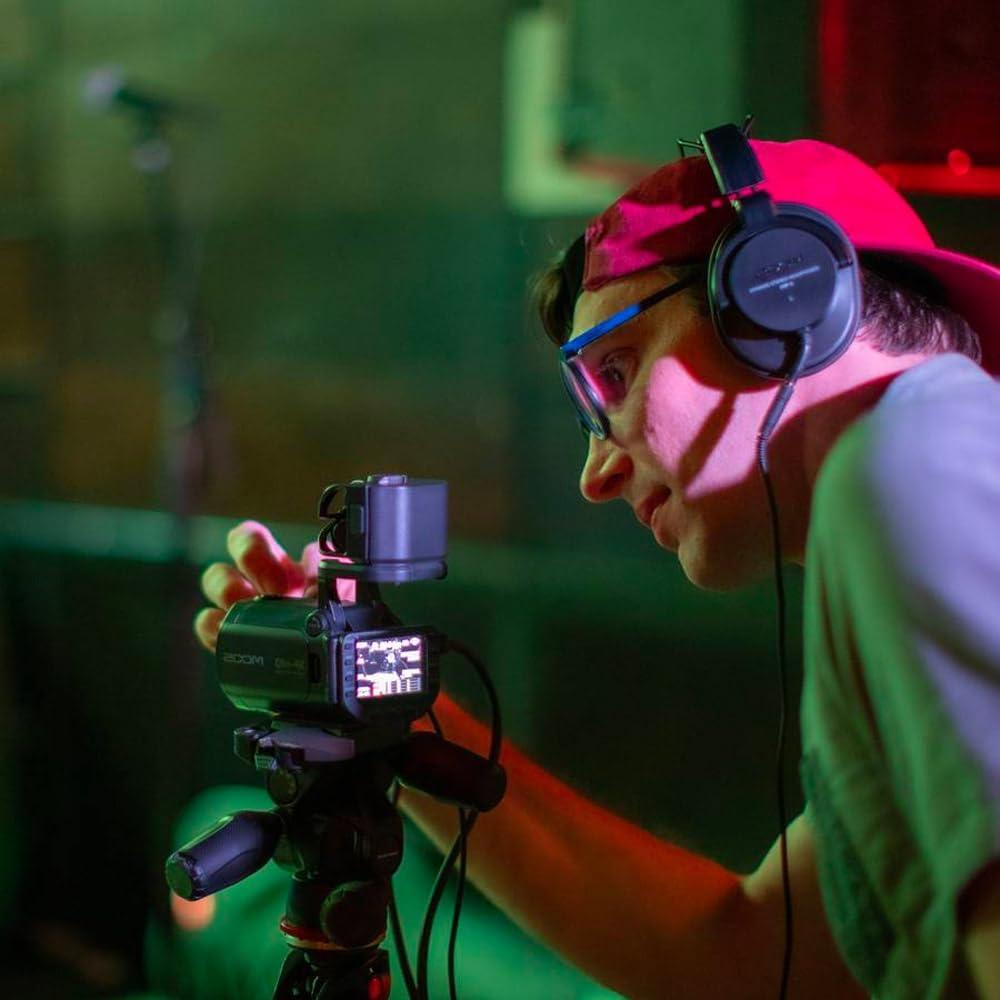 Grabadora de Video Zoom Q8n-4K 4K UHD con Micrófonos