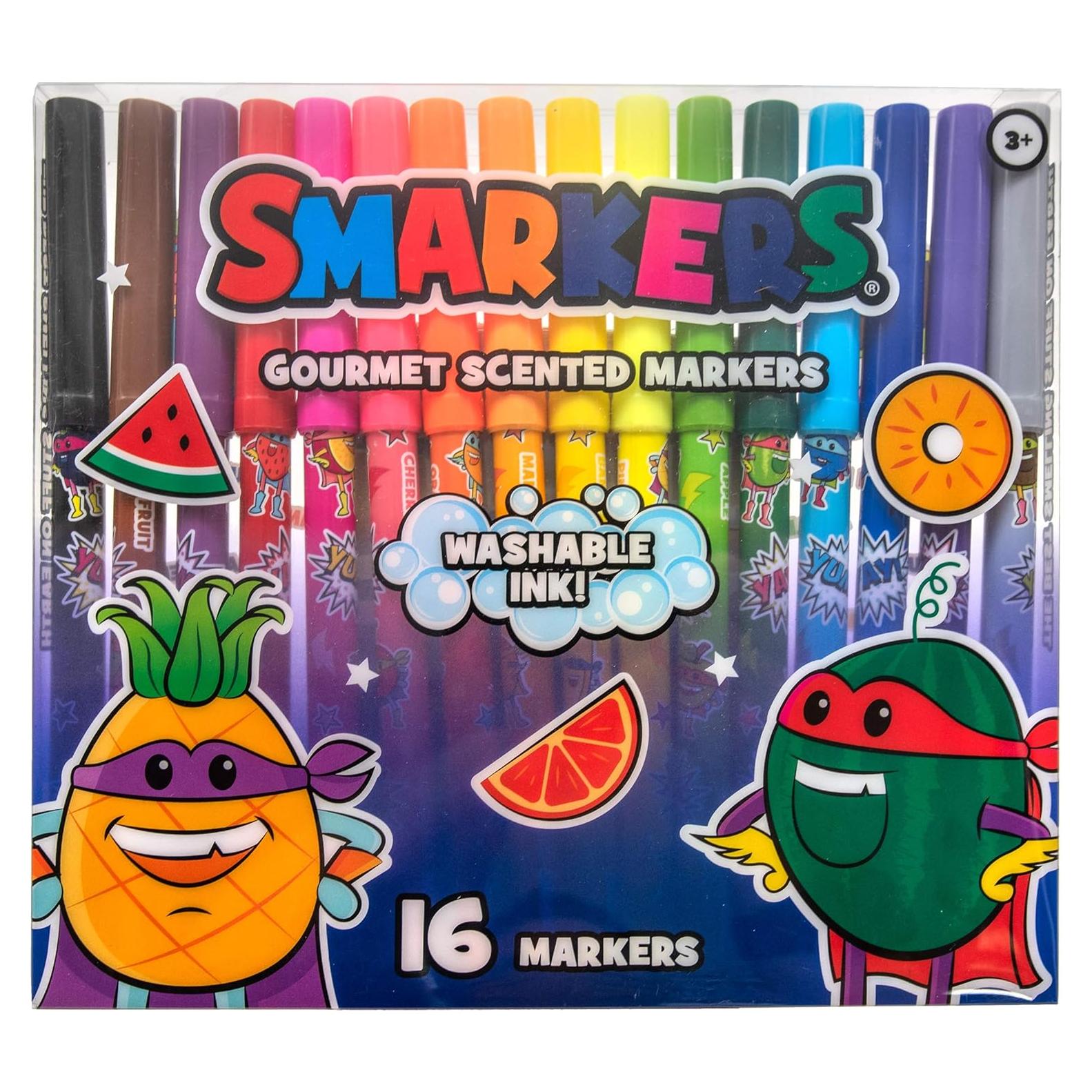 Smarkers Scentco 16 Marcadores Aromatizados Lavables