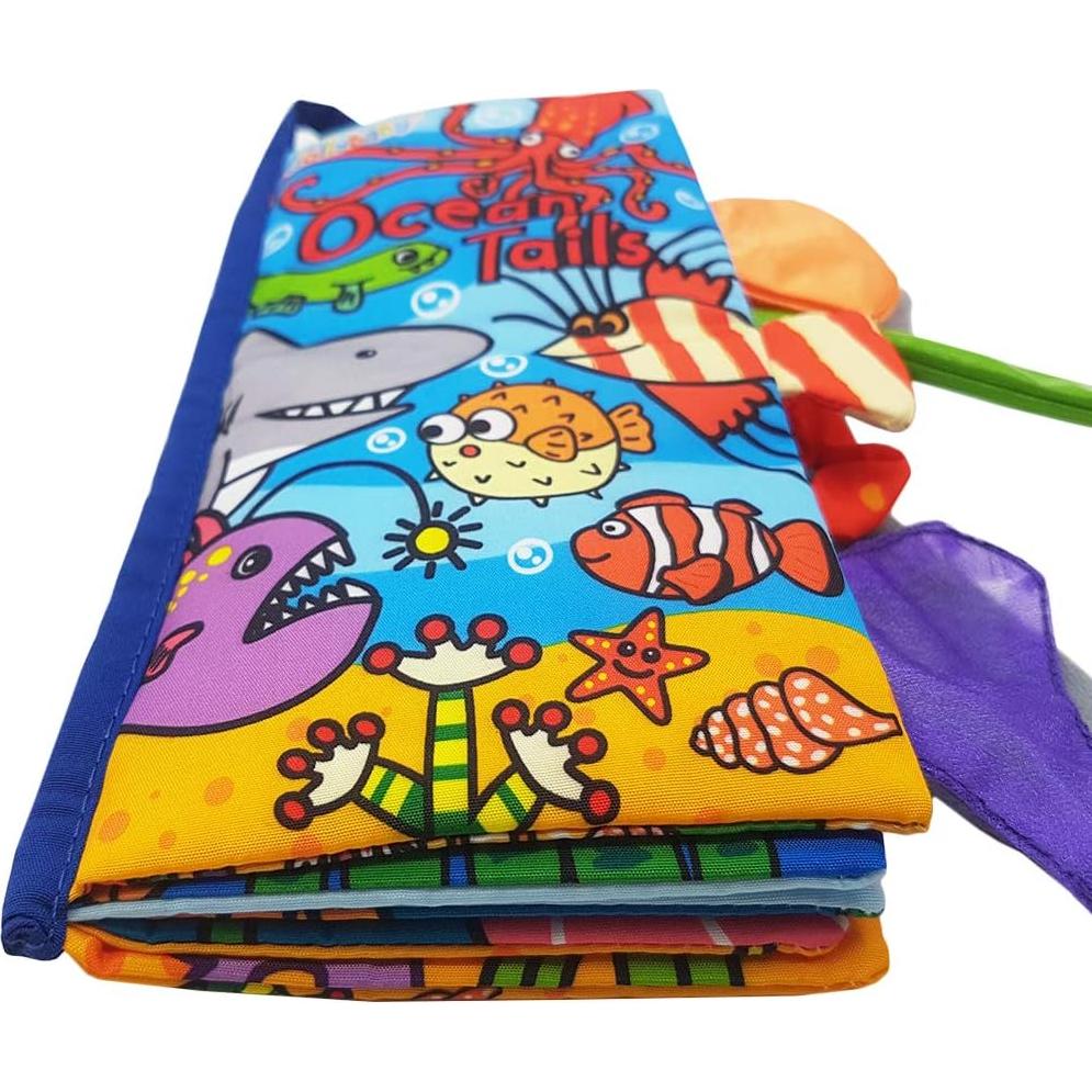 Libro de Actividades de Tela Zocita para Bebés 0-3 Años