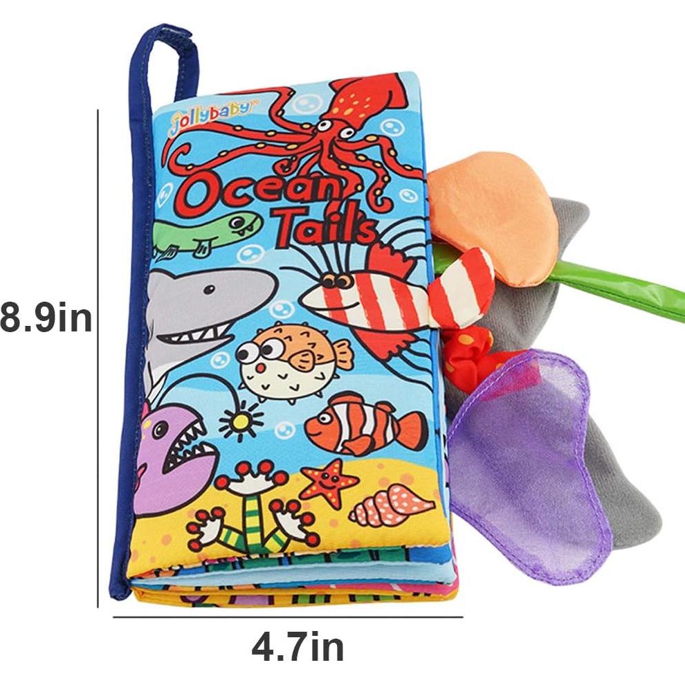 Libro de Actividades de Tela Zocita para Bebés 0-3 Años