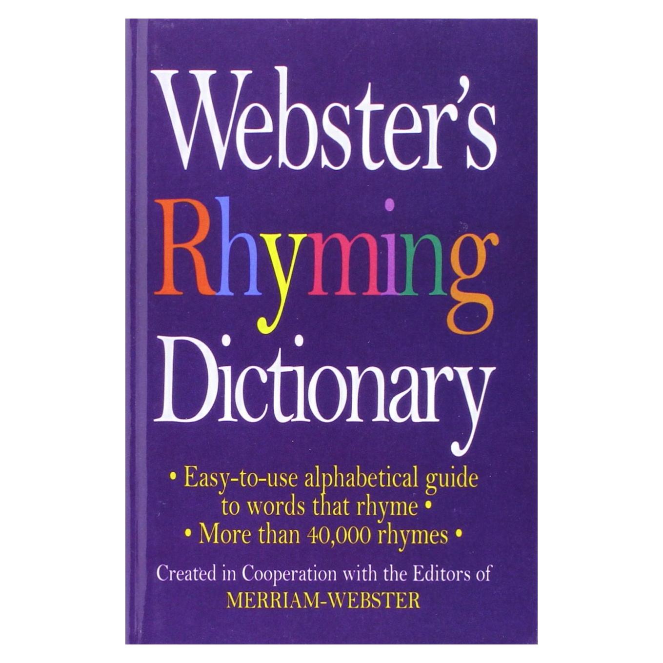 Webster's Rhyming Dictionary