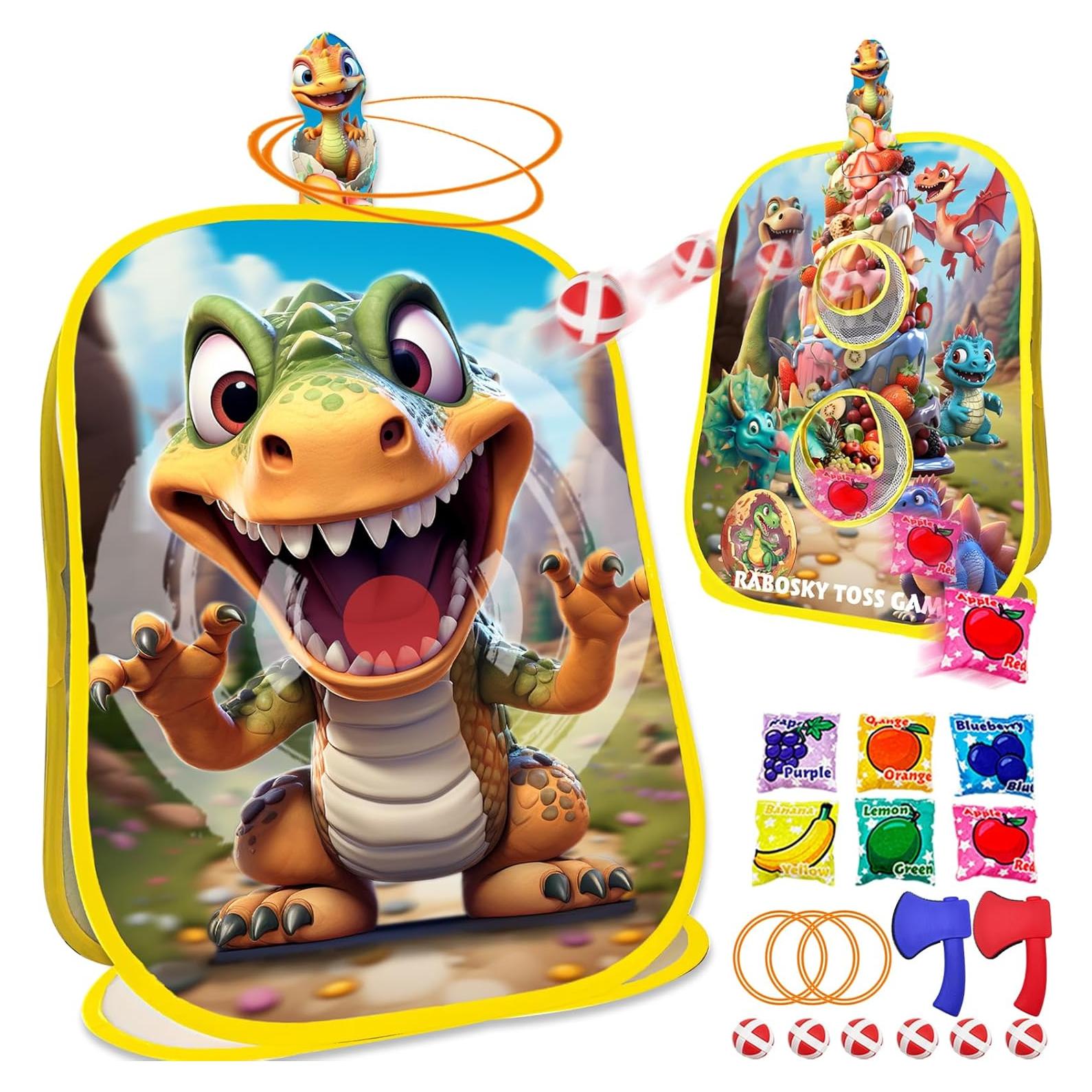 Juego de Lanzamiento de Dinosaurios RaboSky 4 en 1 50.8x71.1 cm