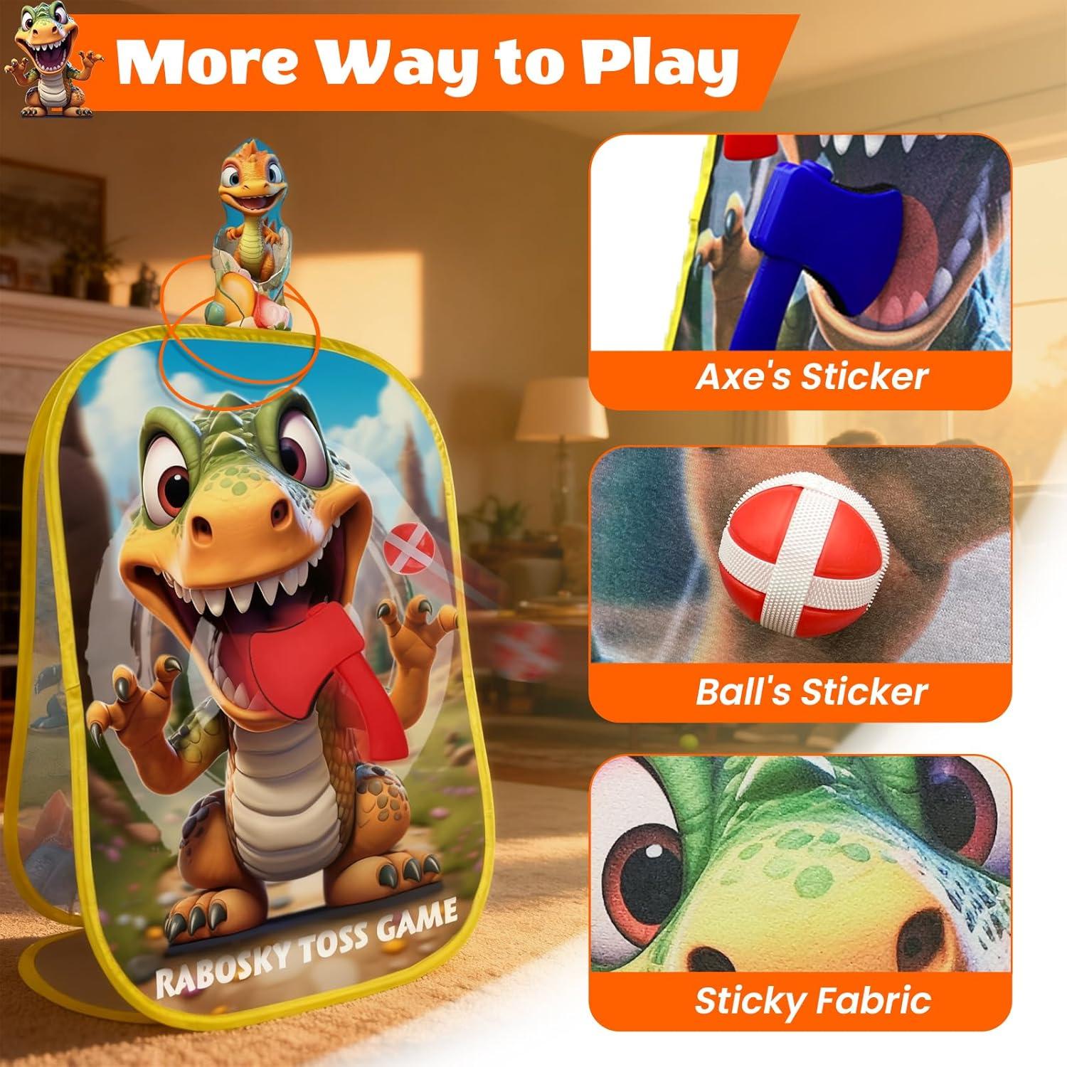 Juego de Lanzamiento de Dinosaurios RaboSky 4 en 1 50.8x71.1 cm