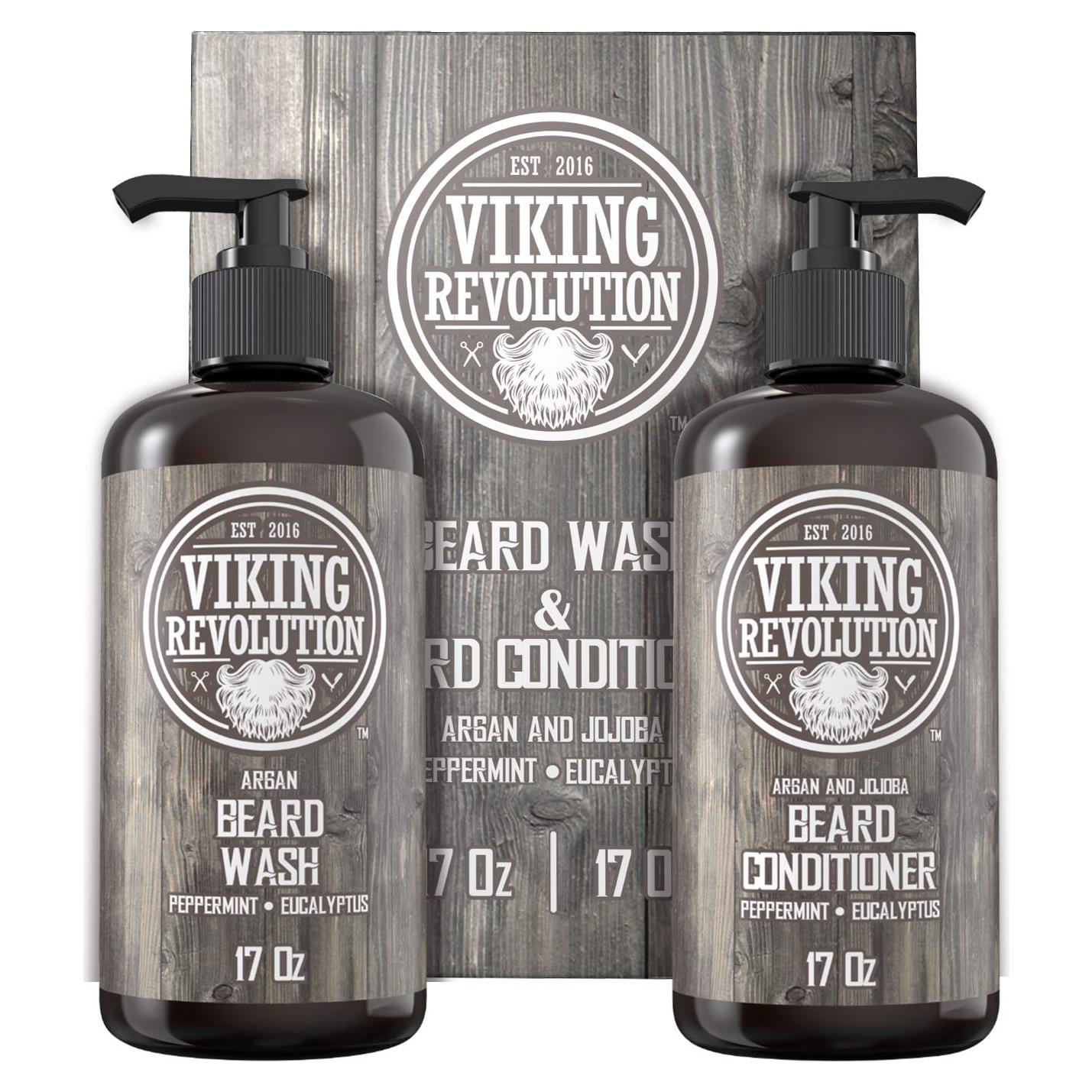Champú y Acondicionador para Barba Viking Revolution 500ml