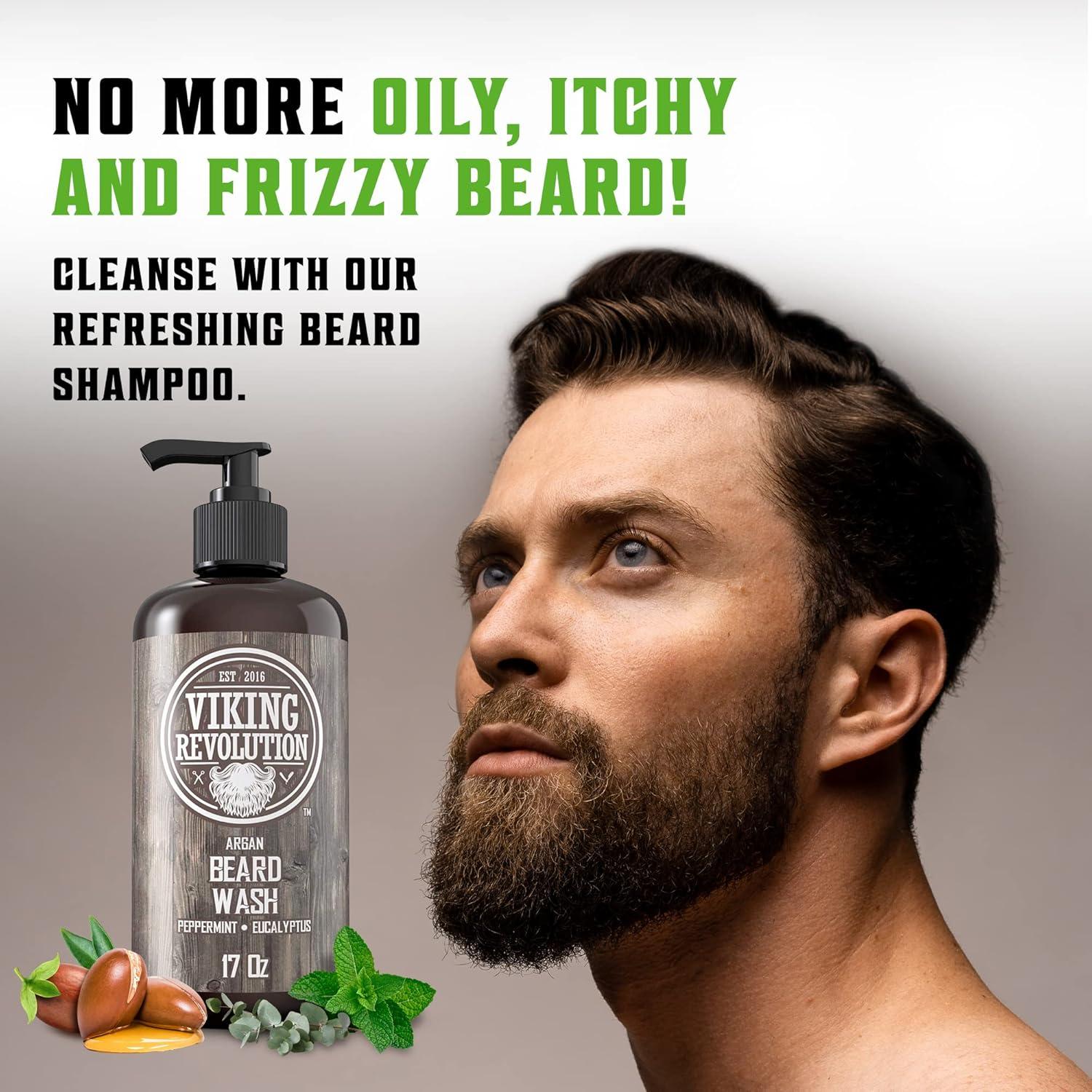 Champú y Acondicionador para Barba Viking Revolution 500ml