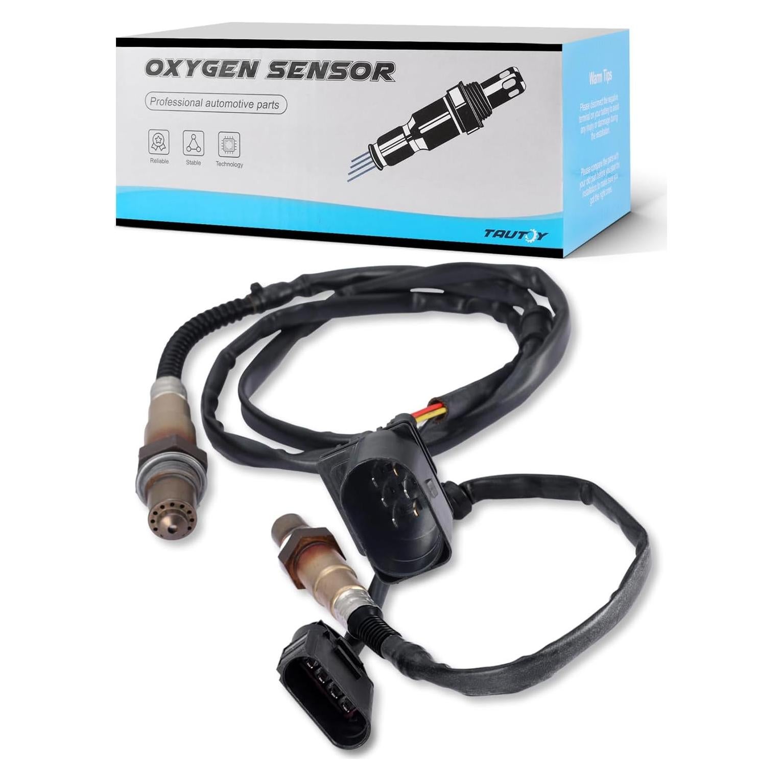 Sensor de Oxígeno O2 Upstream Downstream TAUTOY 2PCS VW