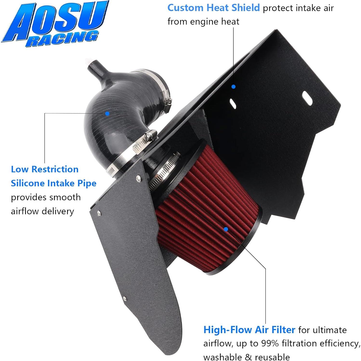 Kit de Admisión de Aire Frío Aosuracing para Audi A4 A5 B9