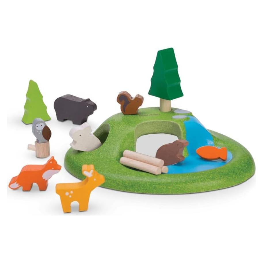 Juego de Animales del Bosque PlanToys 6625 - 15 Piezas