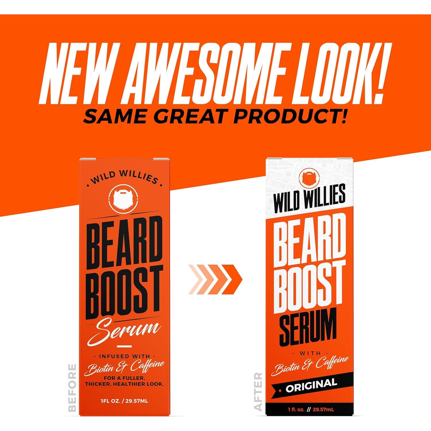 Kit Cuidado Barba Wild Willies - Champú y Acondicionador 4 Oz