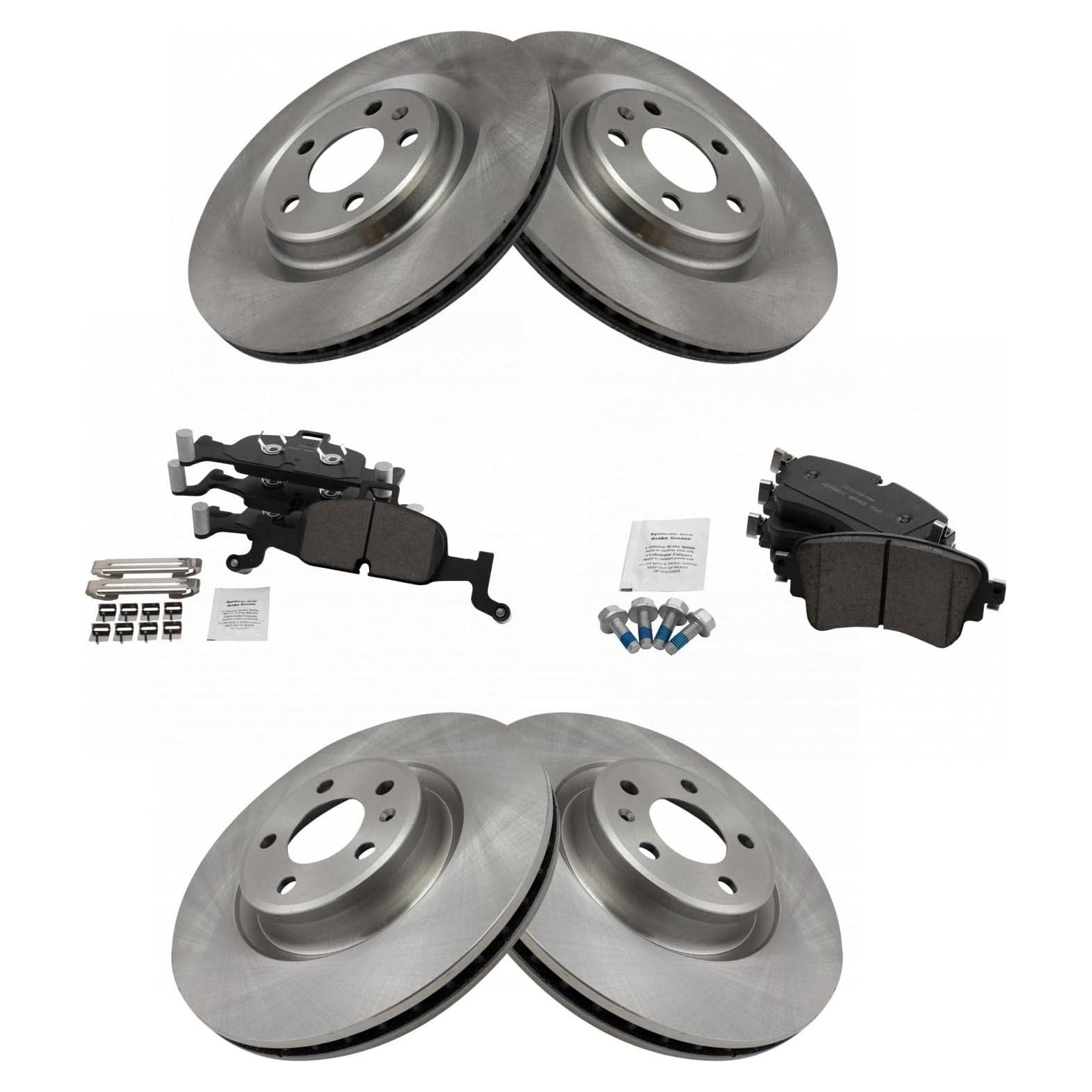 Kit de Pastillas y Discos de Freno TRQ Cerámico Audi A4 A5 Q5