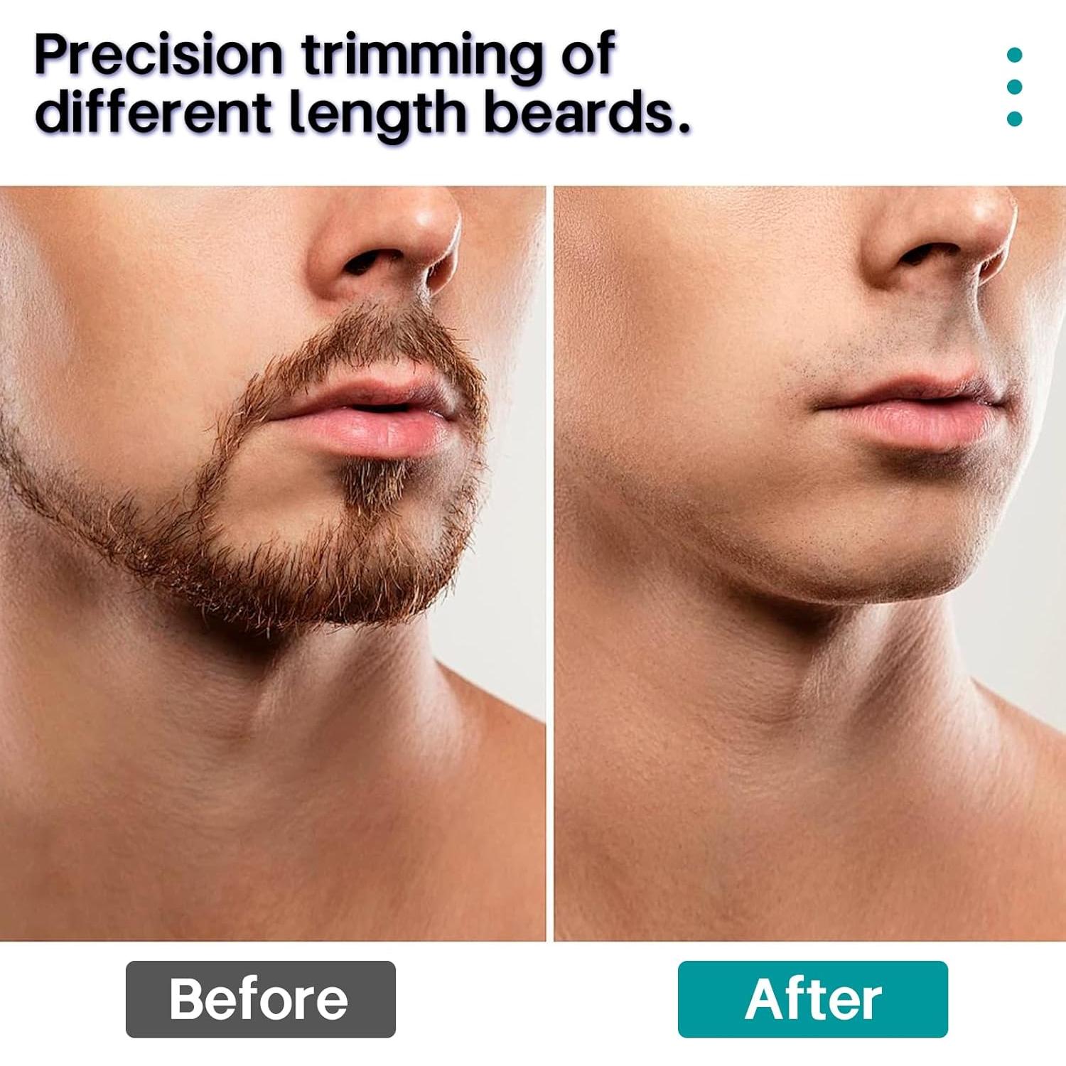 Recortadora de Barba Manscape, 20 Longitudes, Inalámbrica IPX7