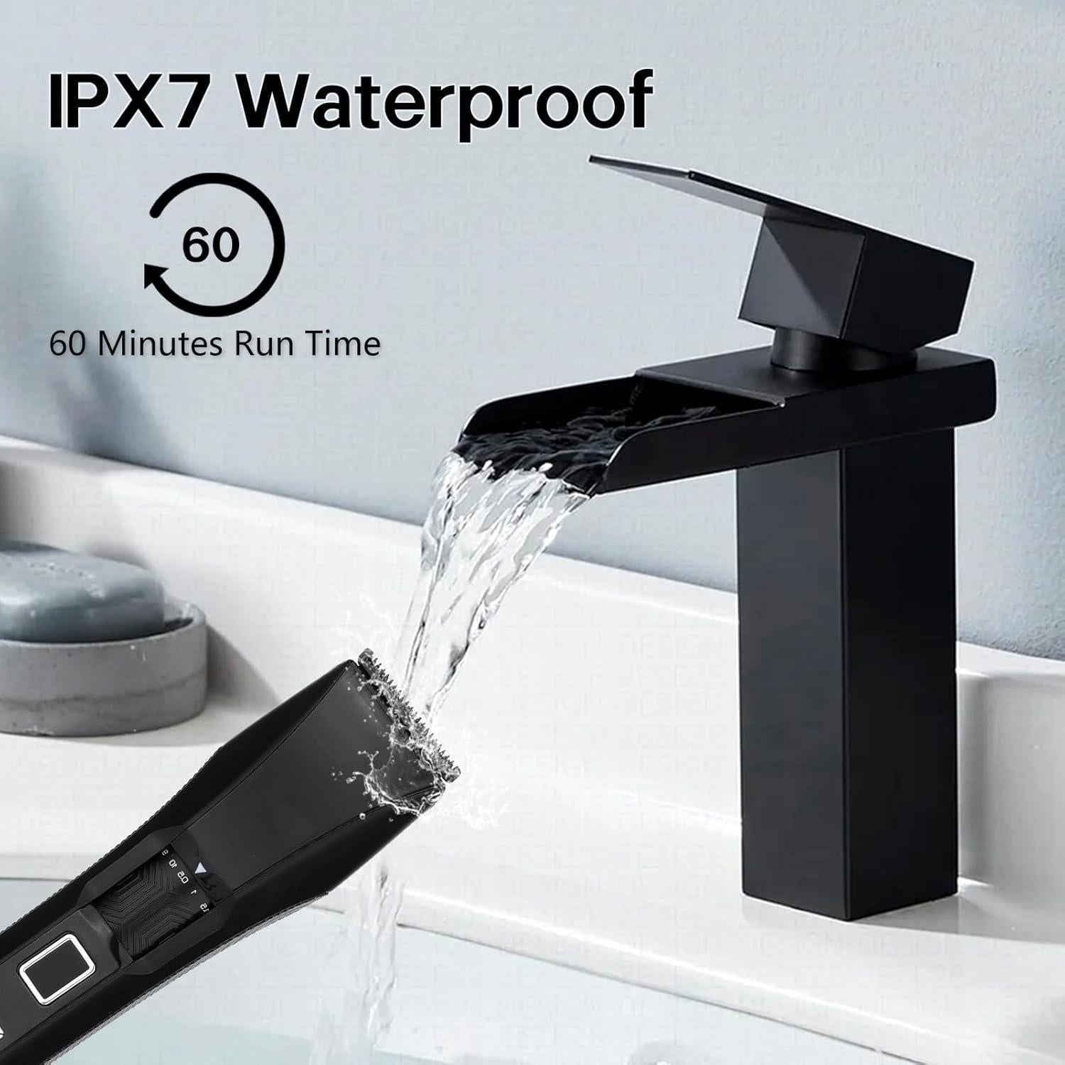 Recortadora de Barba Manscape, 20 Longitudes, Inalámbrica IPX7