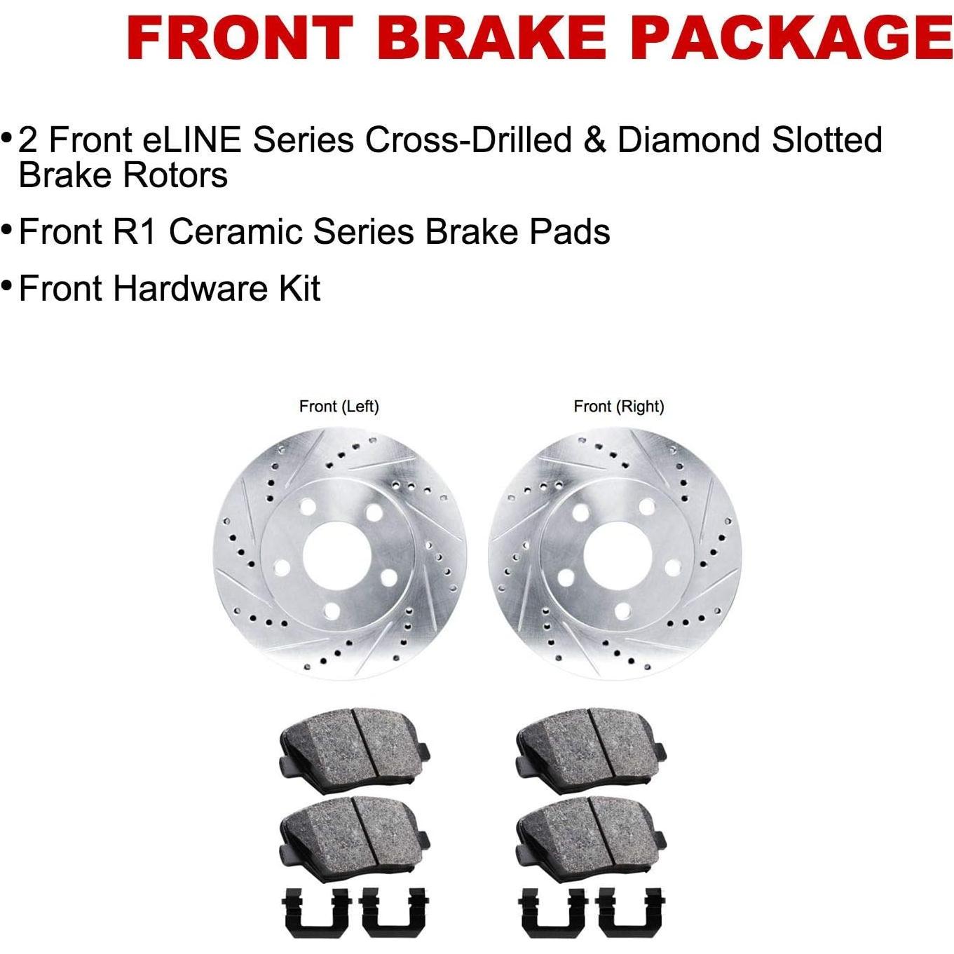 Kit de Freno Delantero R1 Concepts eLine para Audi A6/S4/S5/Q5