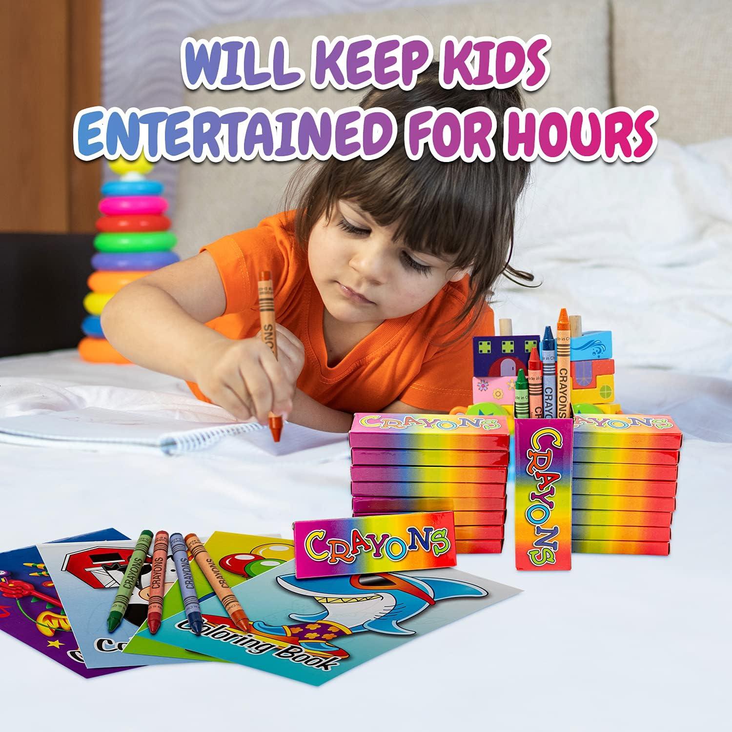 Paquete de 72 Libros para Colorear Mini Bottles N Bags