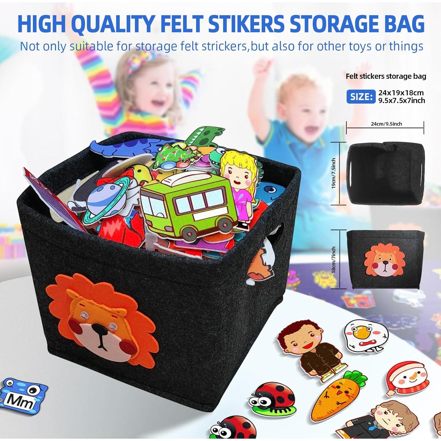 Juego de Tablero de Historias de Fieltro 200 Piezas 40x28"