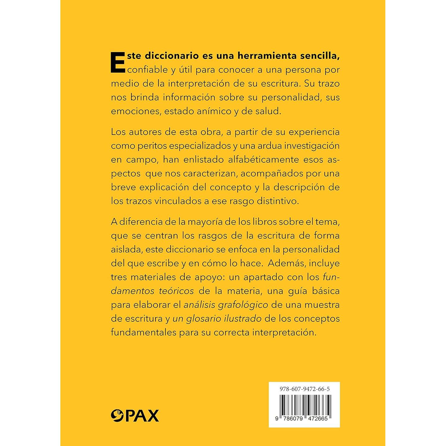 Diccionario de grafología y personalidad: Por tu escritura te conocerán (Spanish Edition)