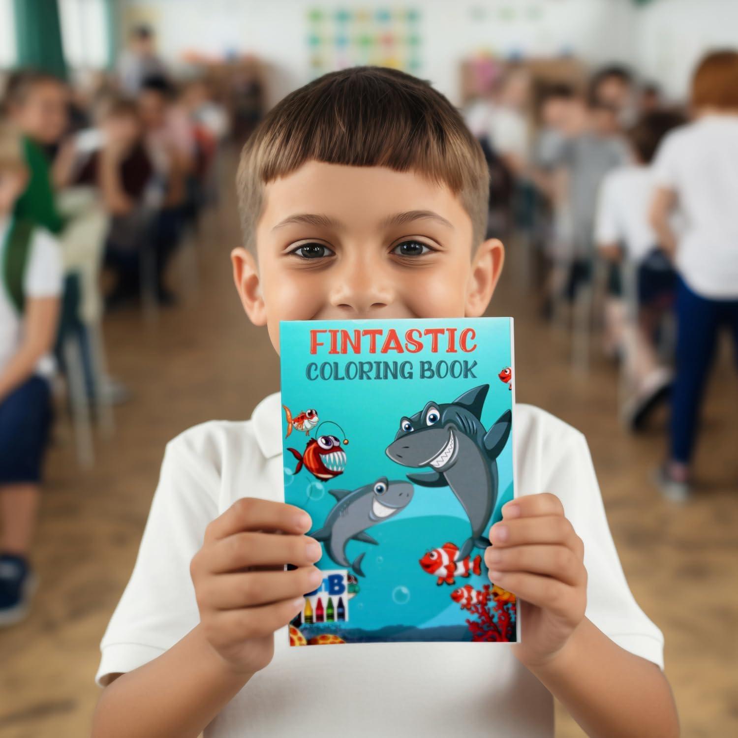 24 Mini Libros de Colorear Bottles N Bags + Crayones