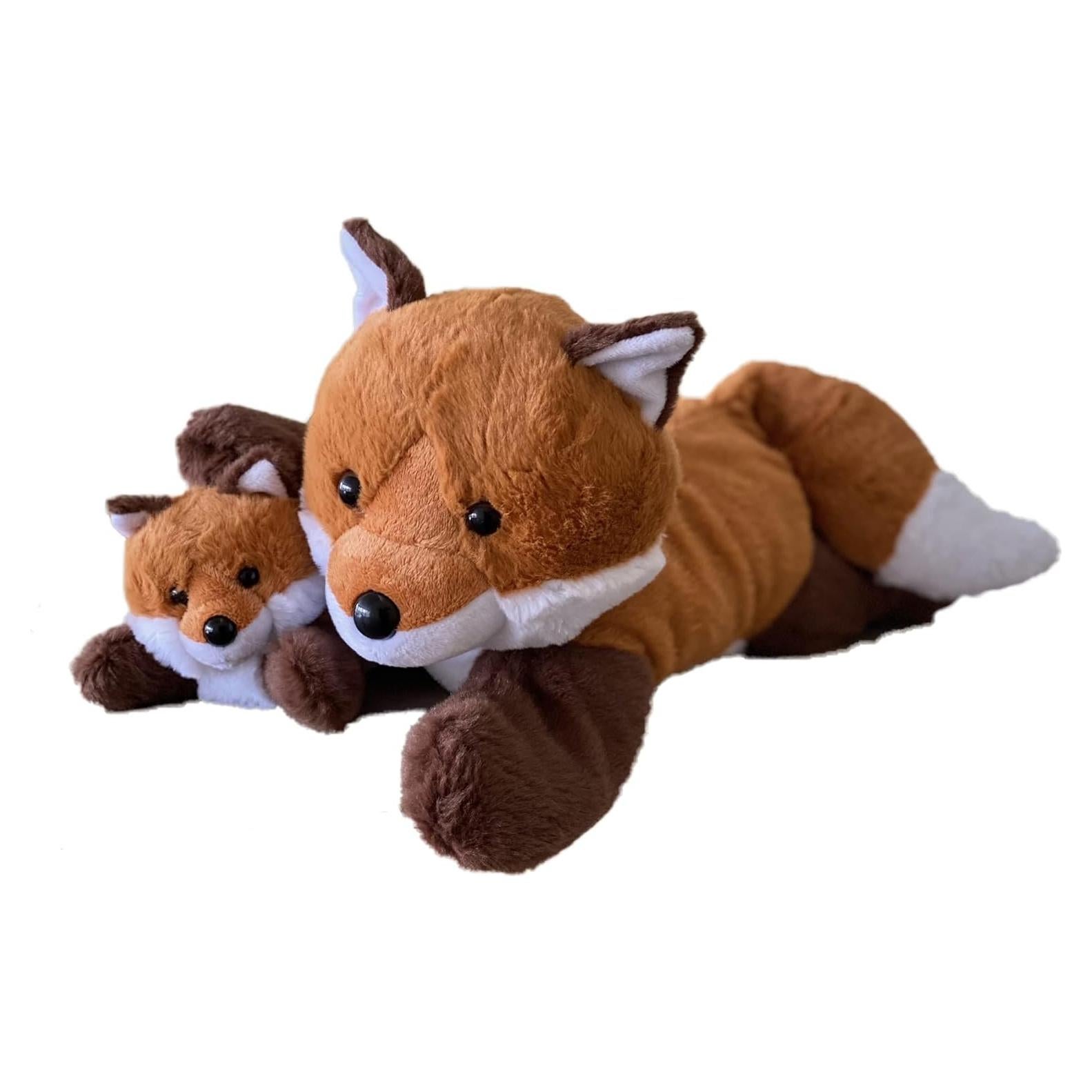 Juego de Peluches Madre e Hijo Zorro Exceptional Home 45.72 cm