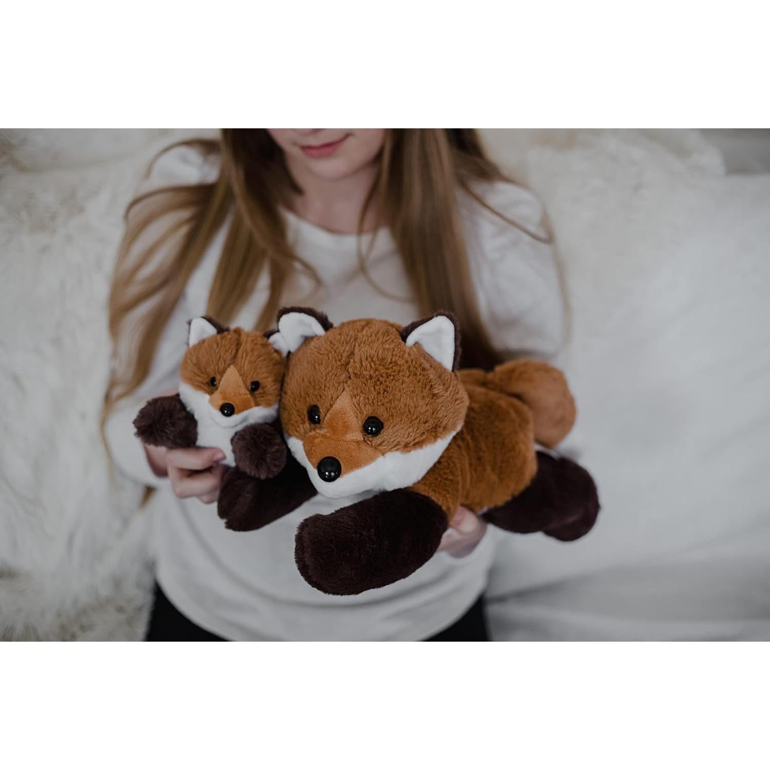 Juego de Peluches Madre e Hijo Zorro Exceptional Home 45.72 cm