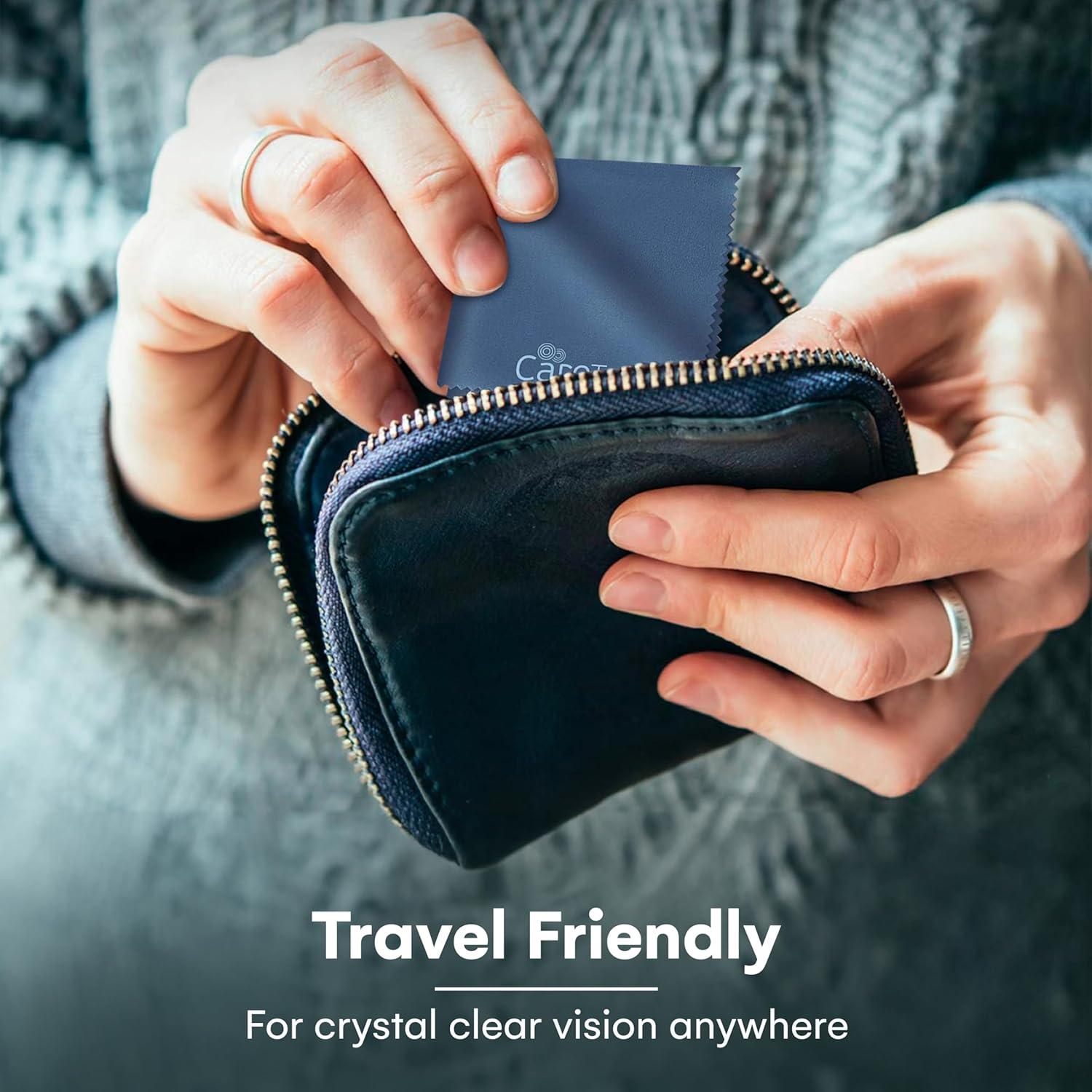 Paño de Limpieza Care Touch - 12 Microfibra Marino 15x18cm