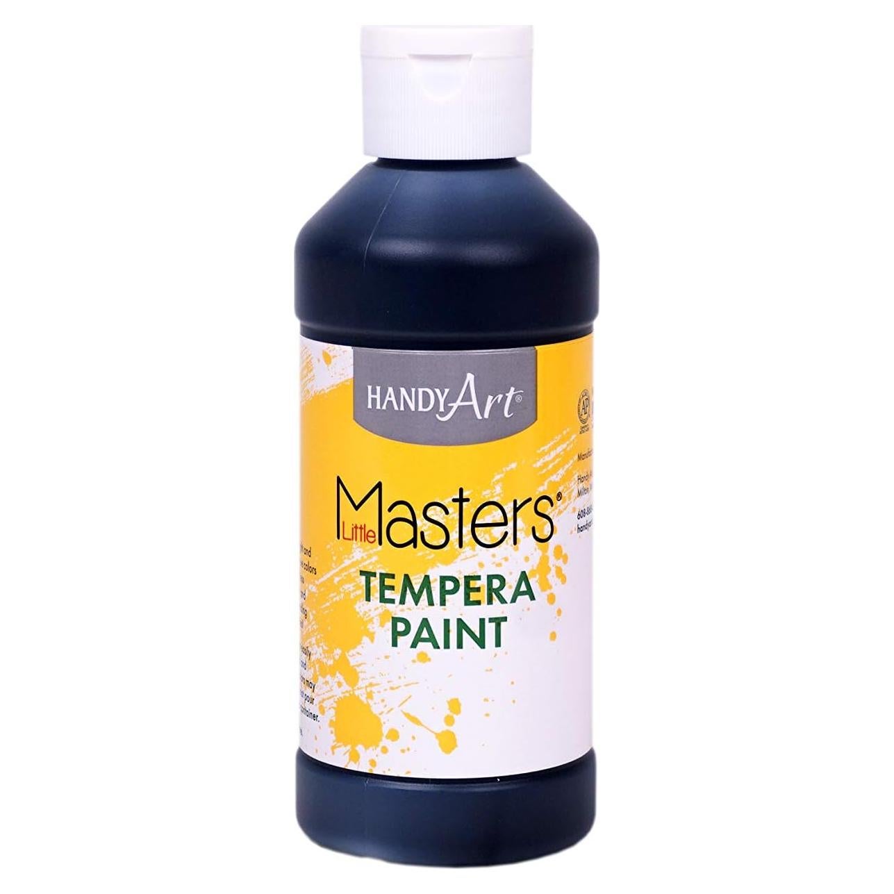 Pintura Tempera Handy Art 236.6 ml Negra No Tóxica