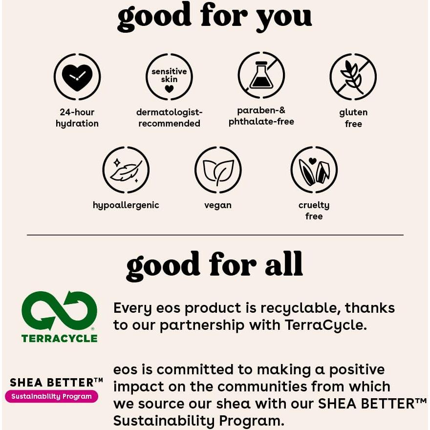 Crema de Manos eos Shea Better 70.87 g - Fresco y Acogedor