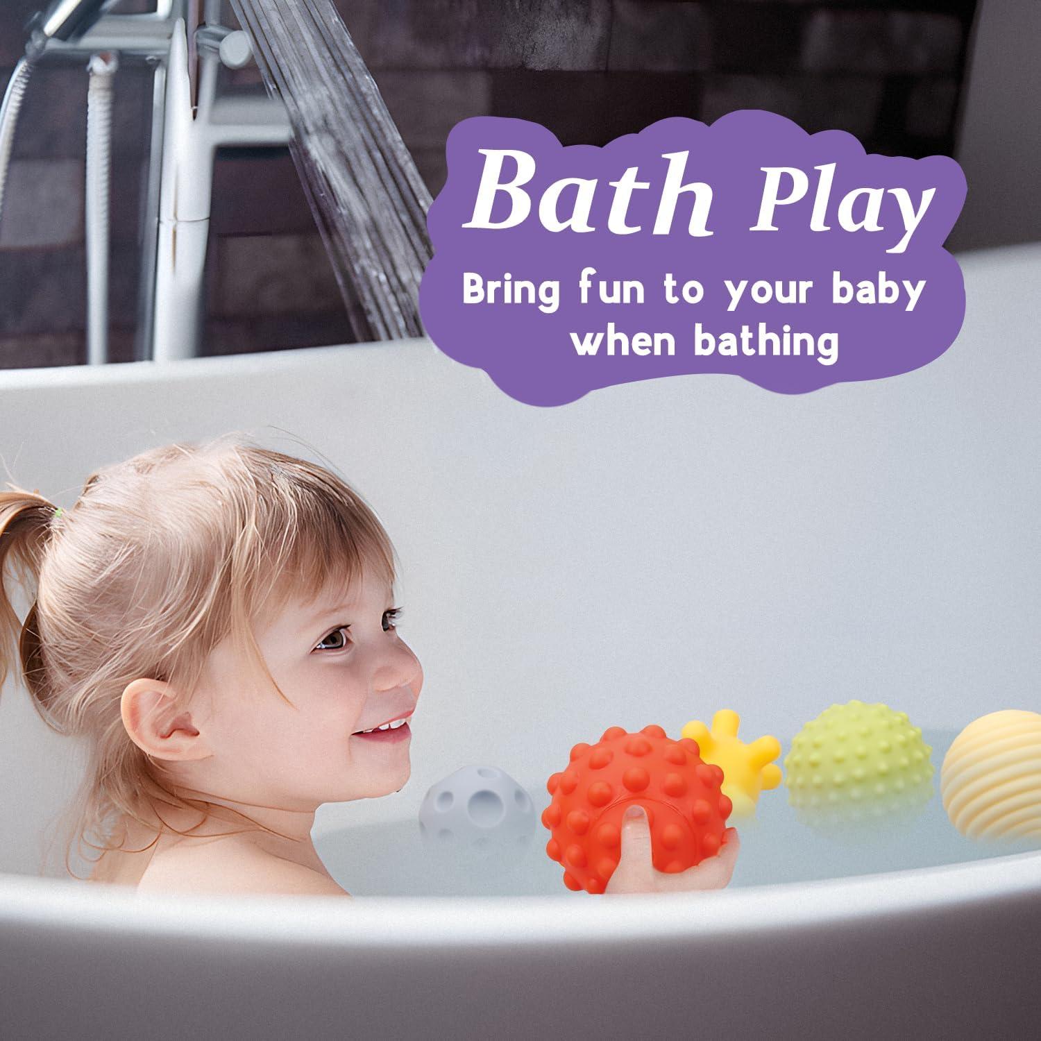 Juguetes Montessori para Bebés IFLOVE 3 en 1 - Bloques, Anillos y Pelotas