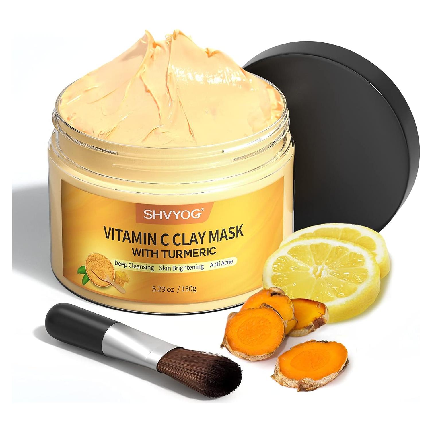 Mascarilla Facial Vitamina C y Arcilla Kaolin 150 g - SHVYOG
