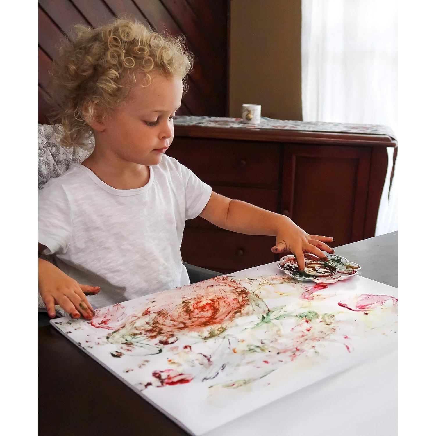 Pinturas Veganas para Dedos Veggie Baby - 5 Colores Comestibles