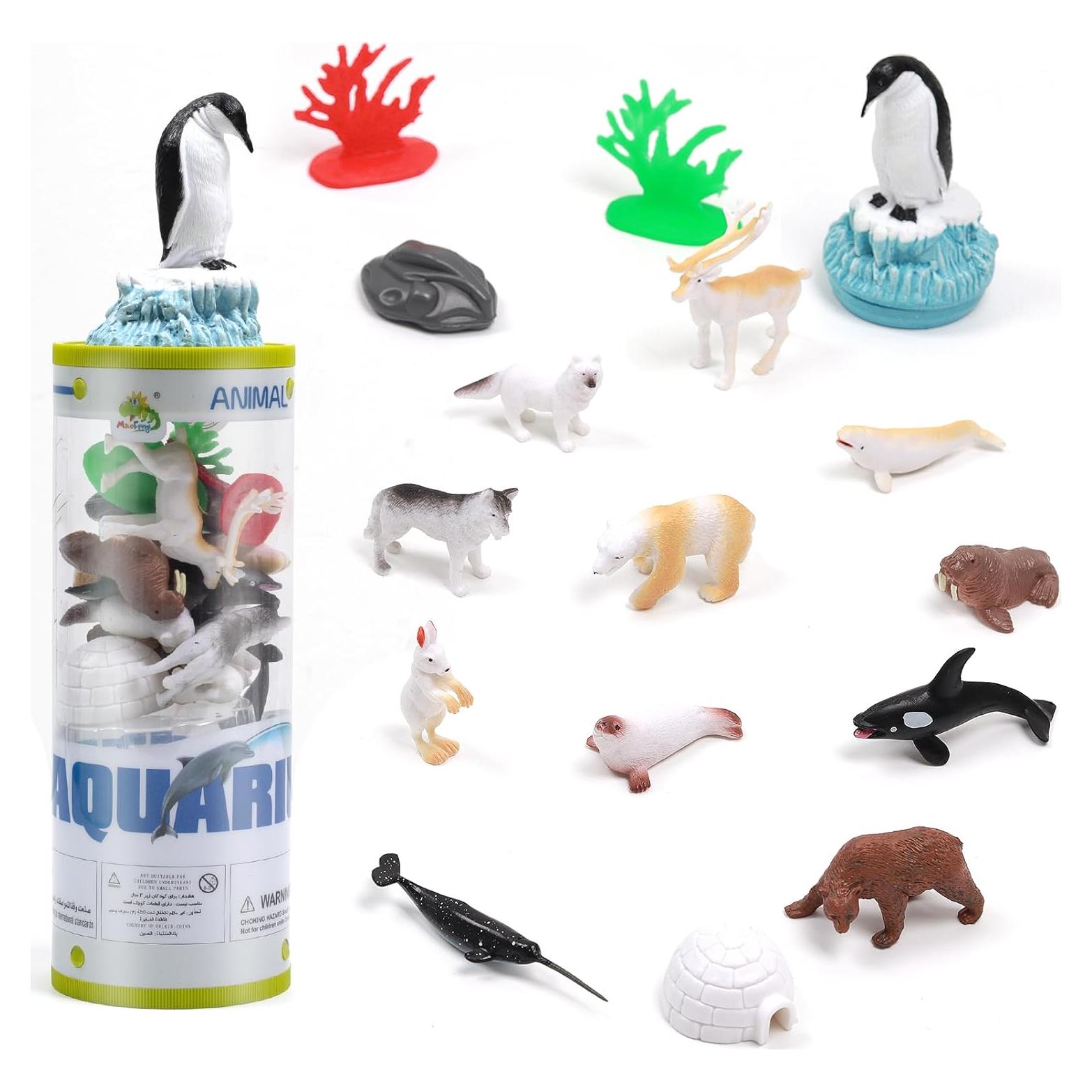 Figuras de Animales Árticos Mini Unique Kids 15 Piezas