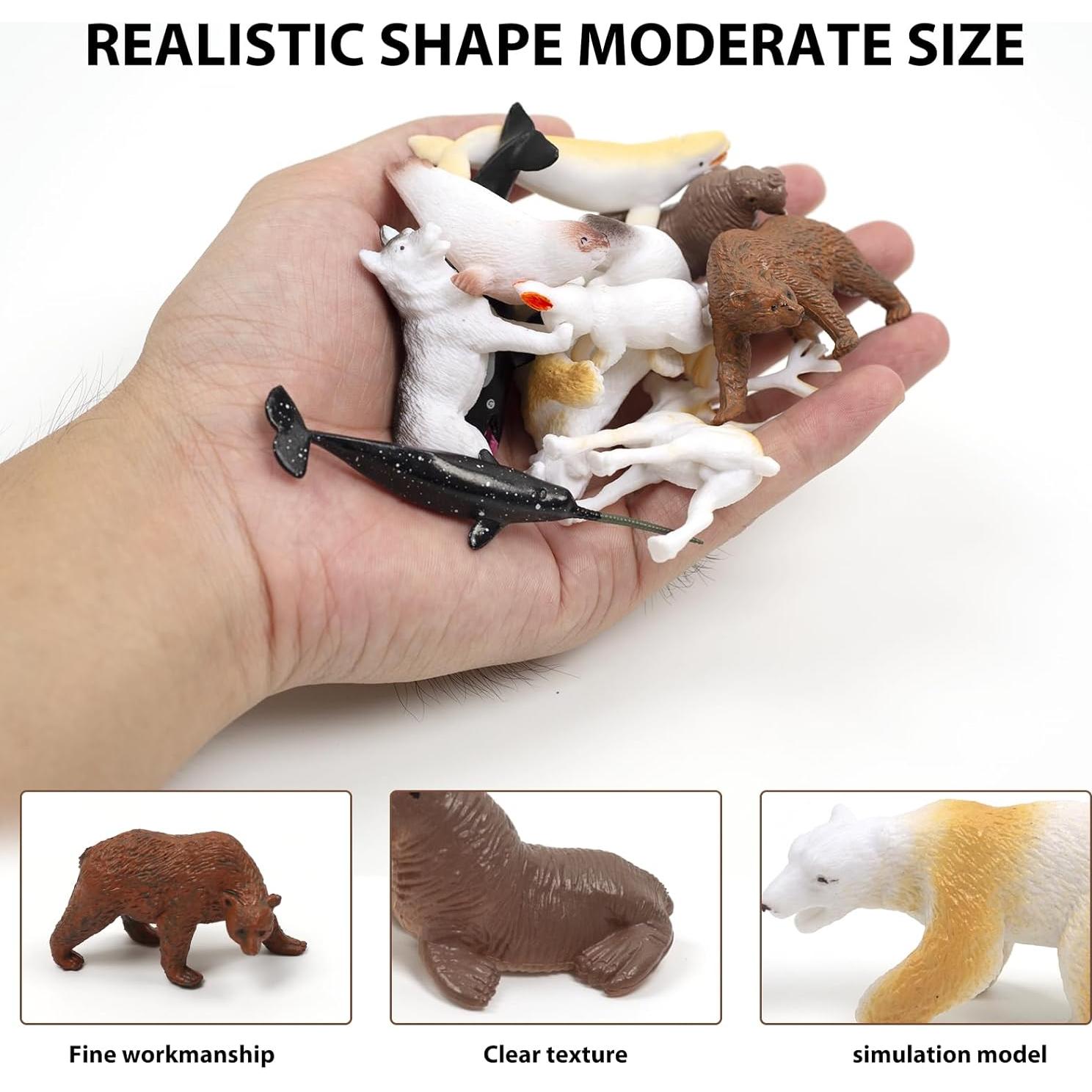 Figuras de Animales Árticos Mini Unique Kids 15 Piezas