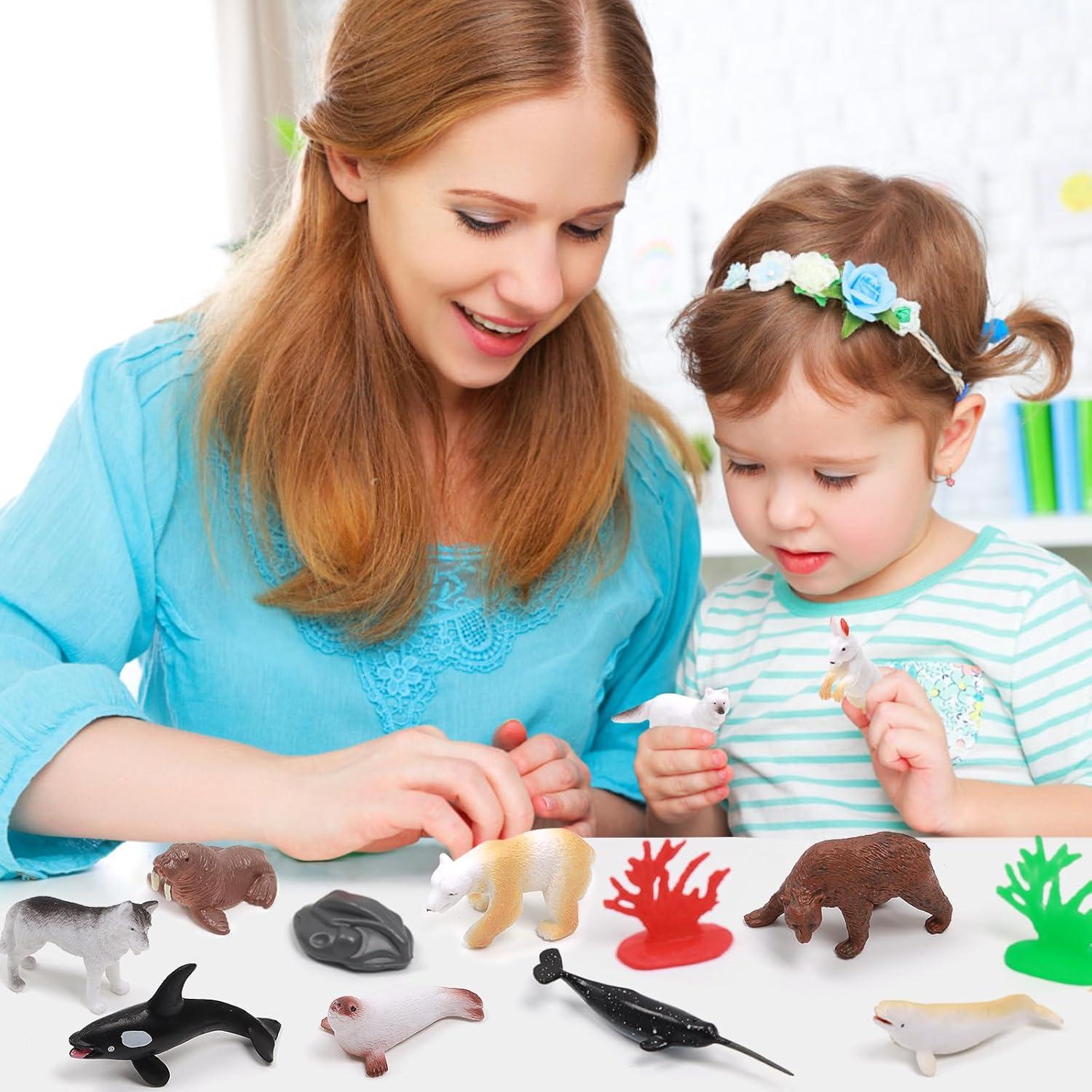 Figuras de Animales Árticos Mini Unique Kids 15 Piezas