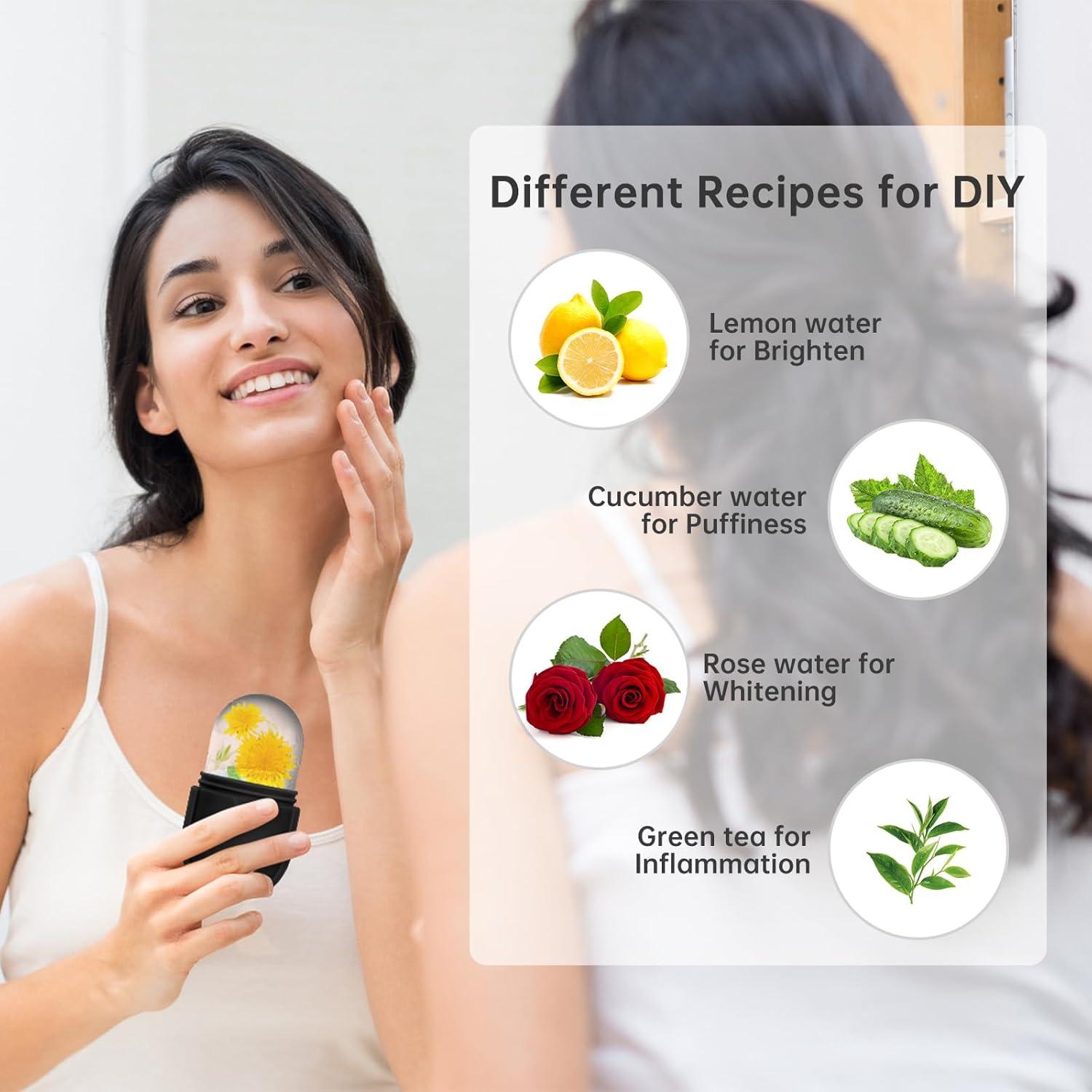 Rodillo de Hielo Facial IMEASY Negro - Cuidado de la Piel