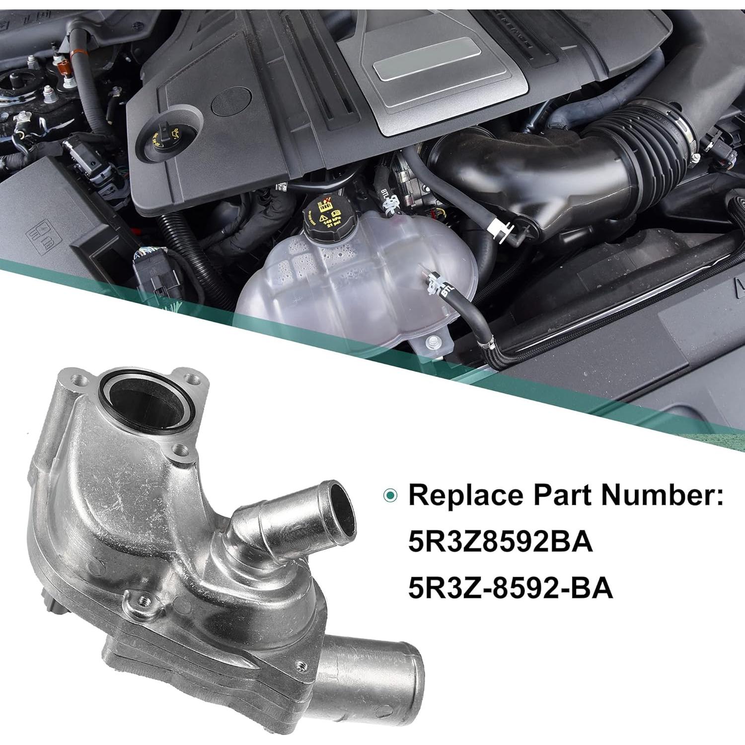 Carcasa de Termostato Aluminio X AUTOHAUX para Ford Mustang 4.0L 2005-2010