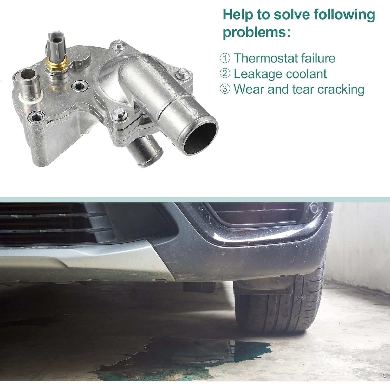 Carcasa de Termostato Aluminio X AUTOHAUX para Ford Mustang 4.0L 2005-2010