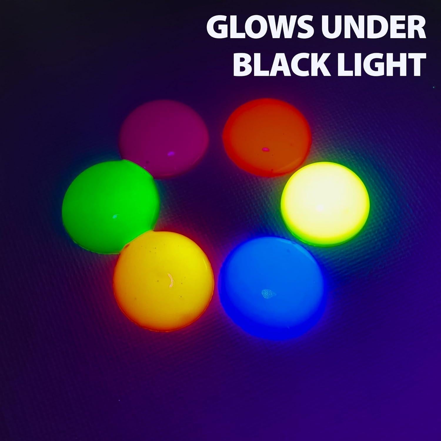 Set de Pintura Témpera Fluorescente Milo 6 Colores 473 ml